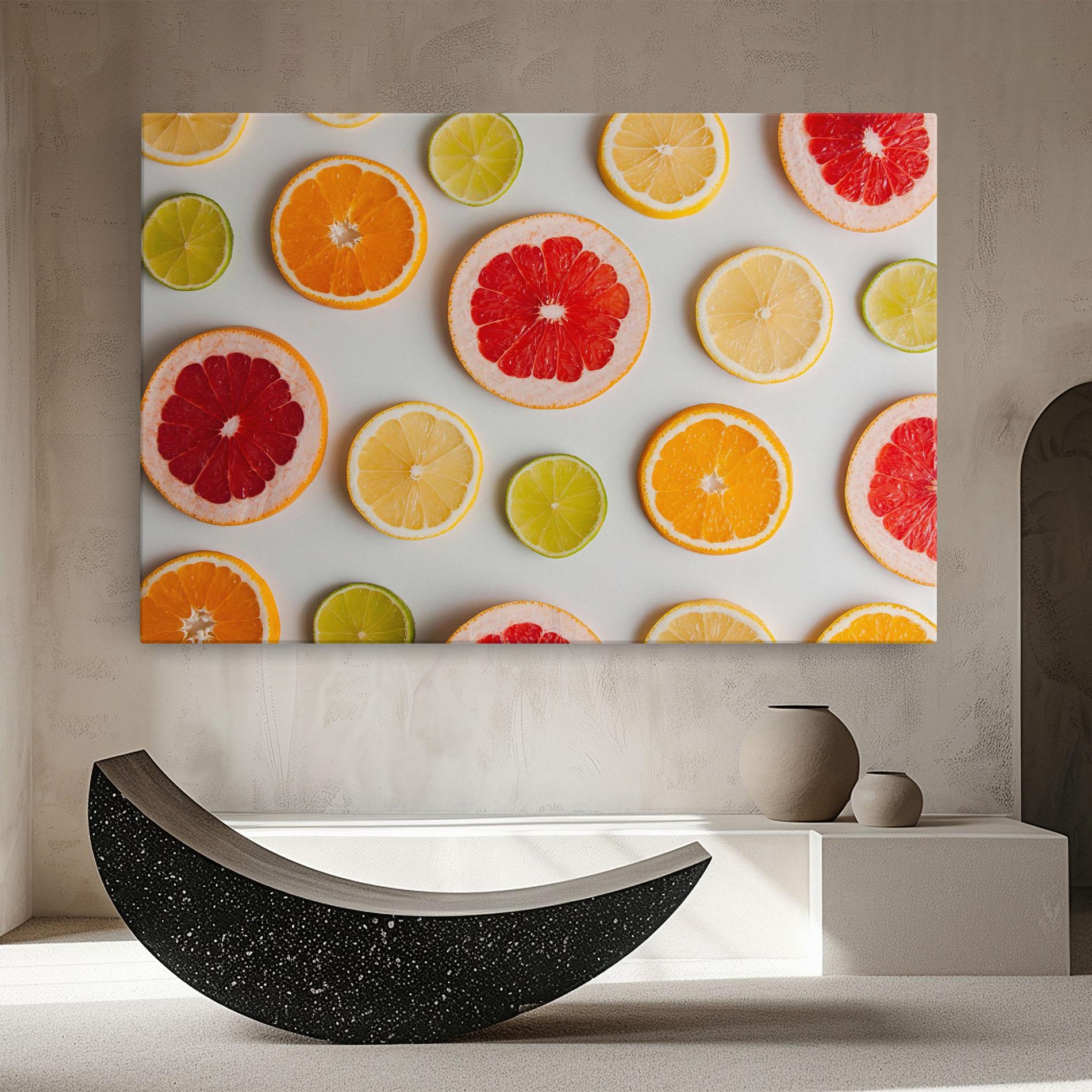 Картина на платно Grapefruit Mix mockup 8