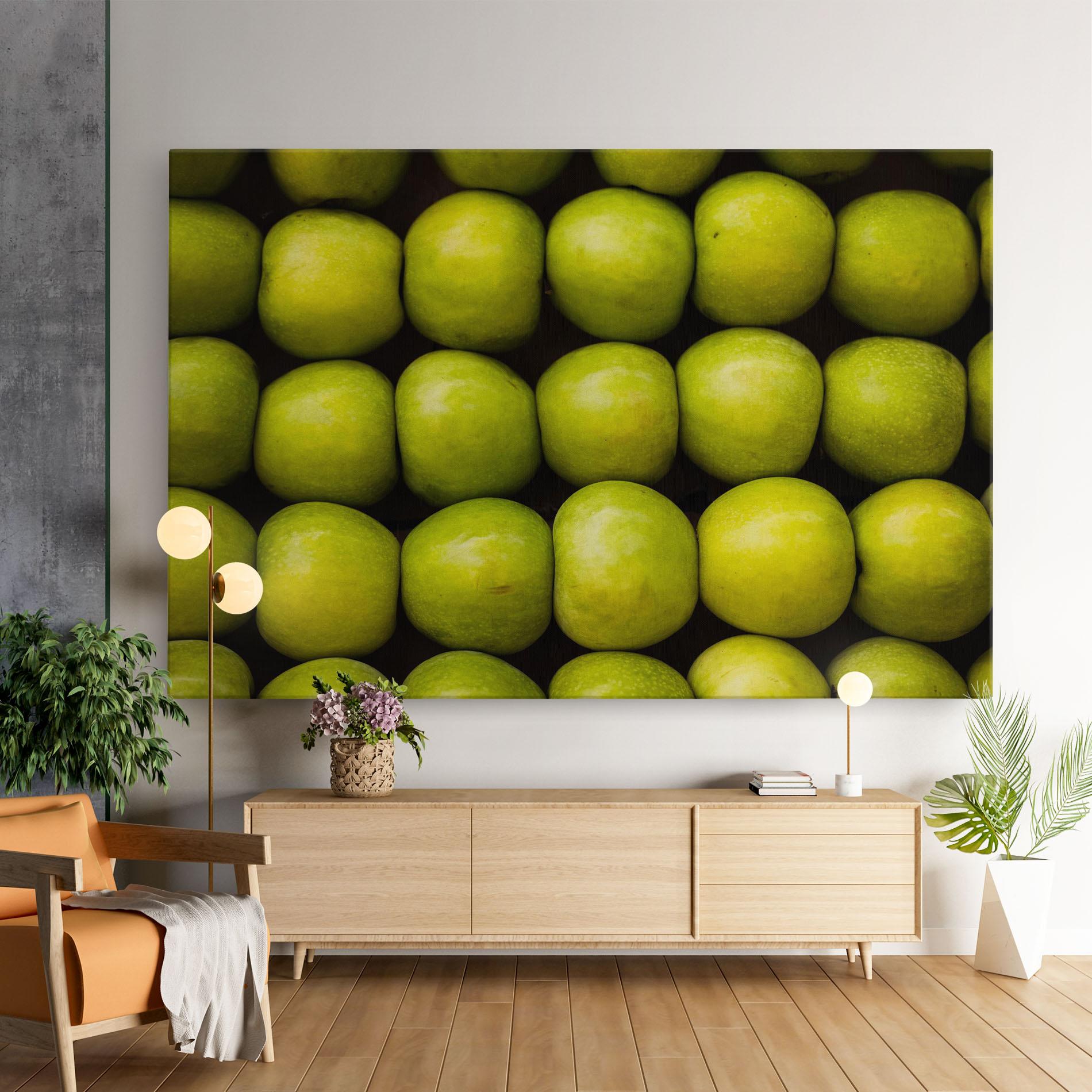 Картина на платно Apple Wall mockup 9