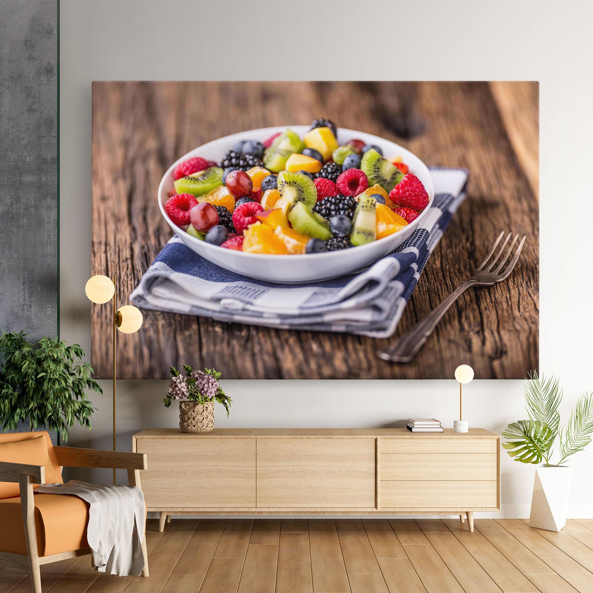 Картина на платно Fruit Salad mockup 9