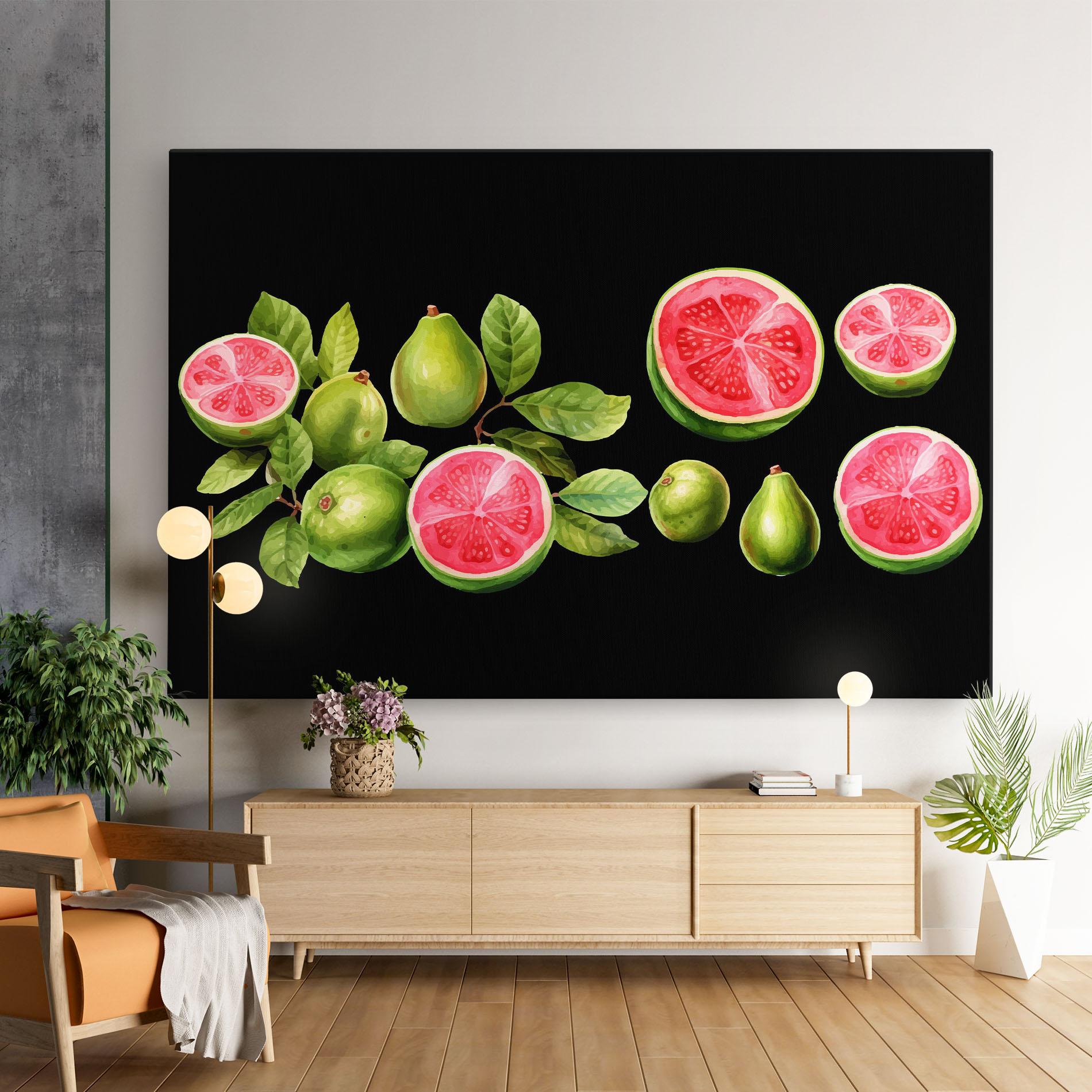 Картина на платно Green Fruit mockup 9