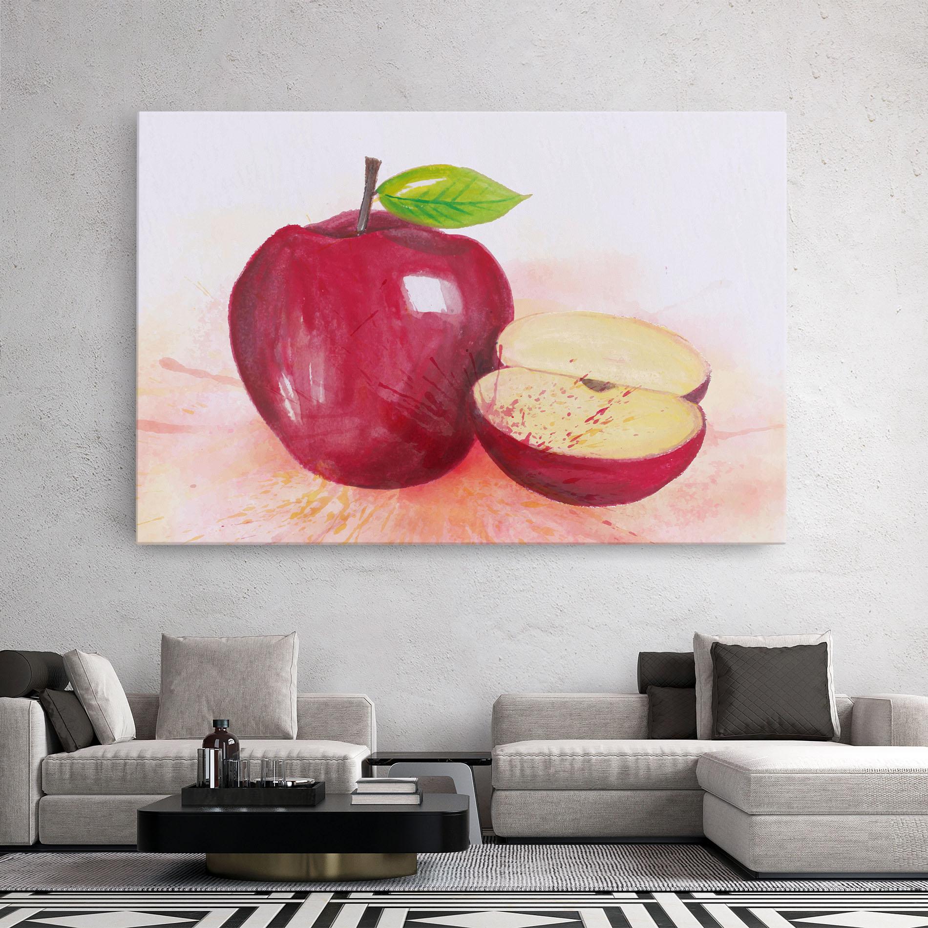 Картина на платно Apple Art mockup 2