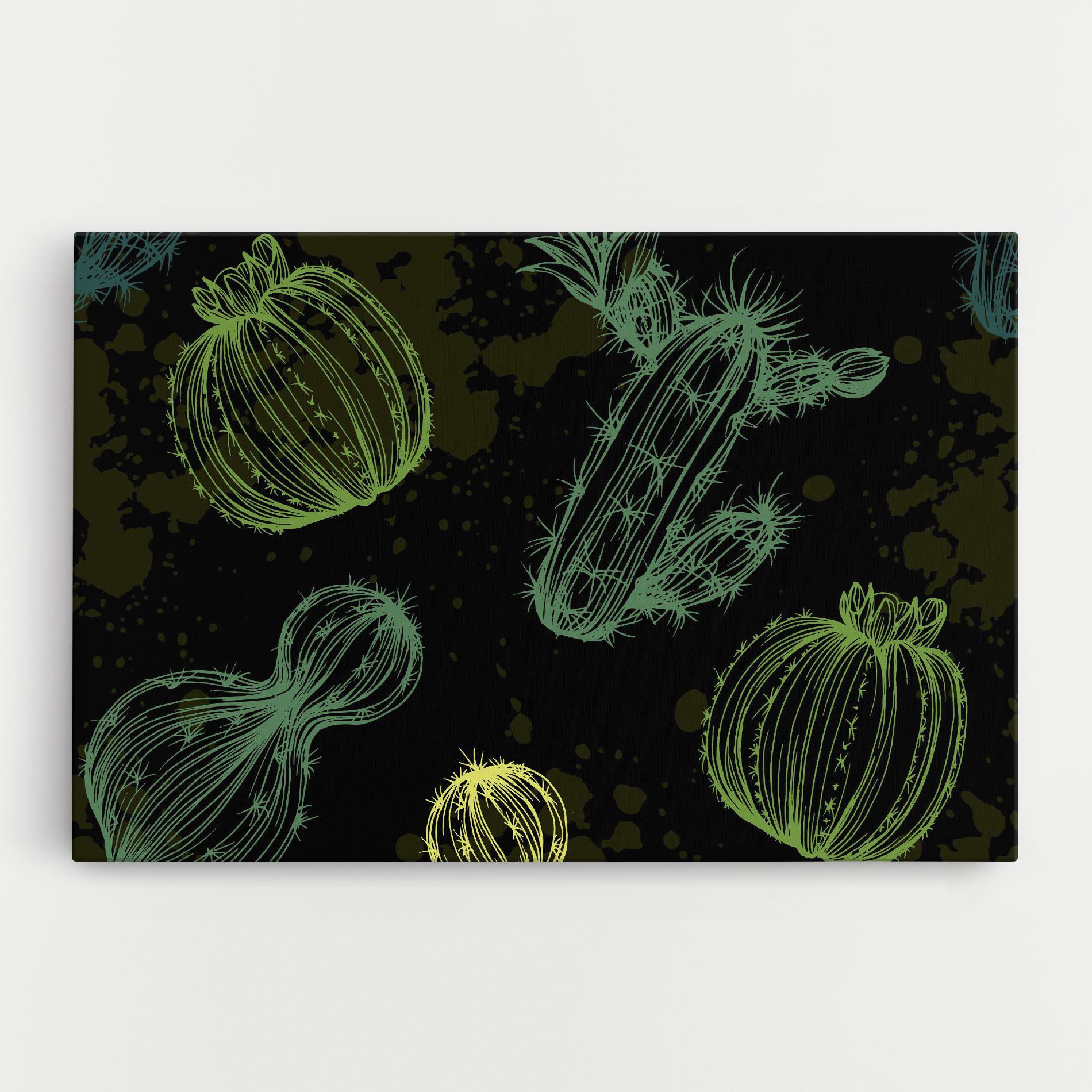 Картина на платно Cactus Art mockup 0