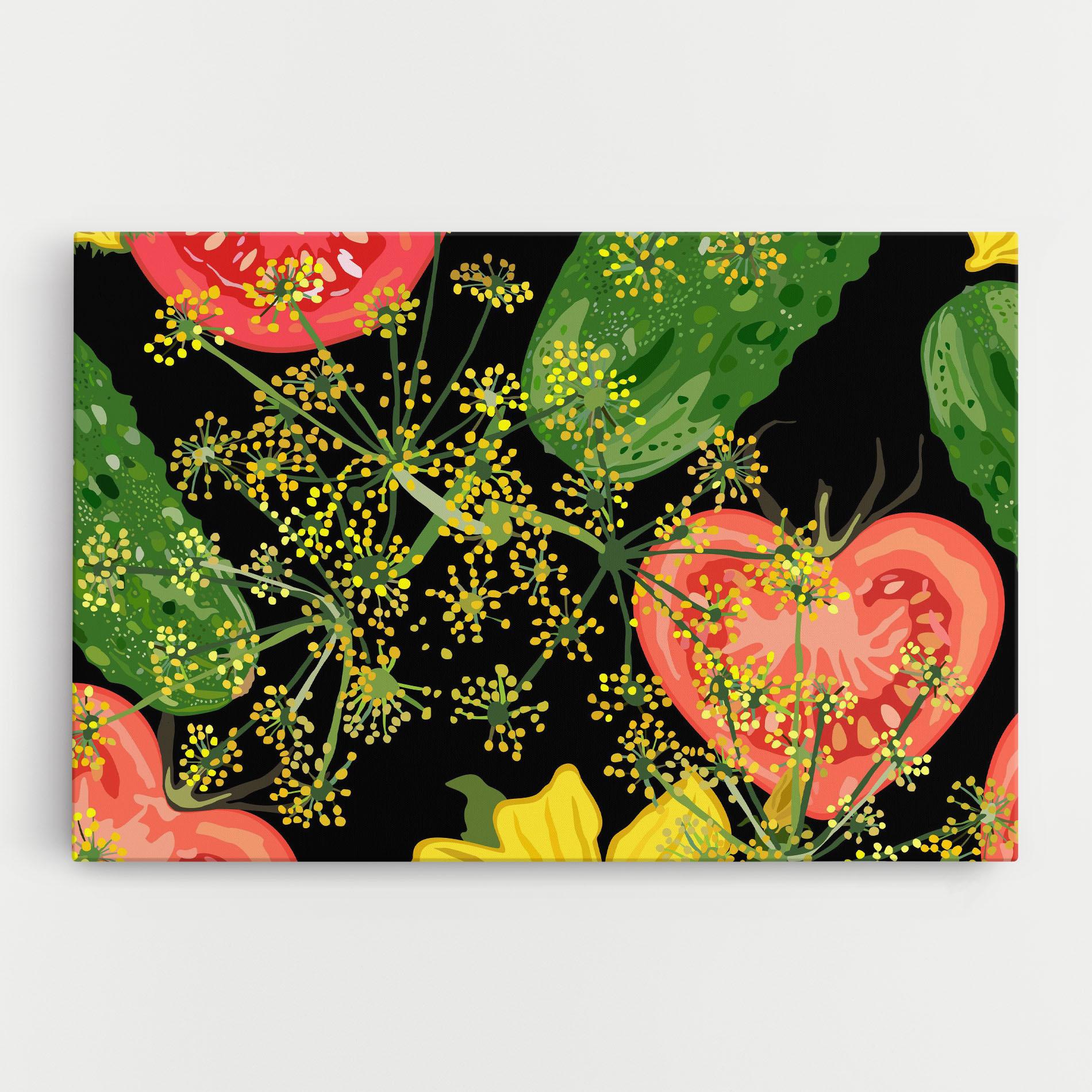 Картина на платно Heart Tomato mockup 0