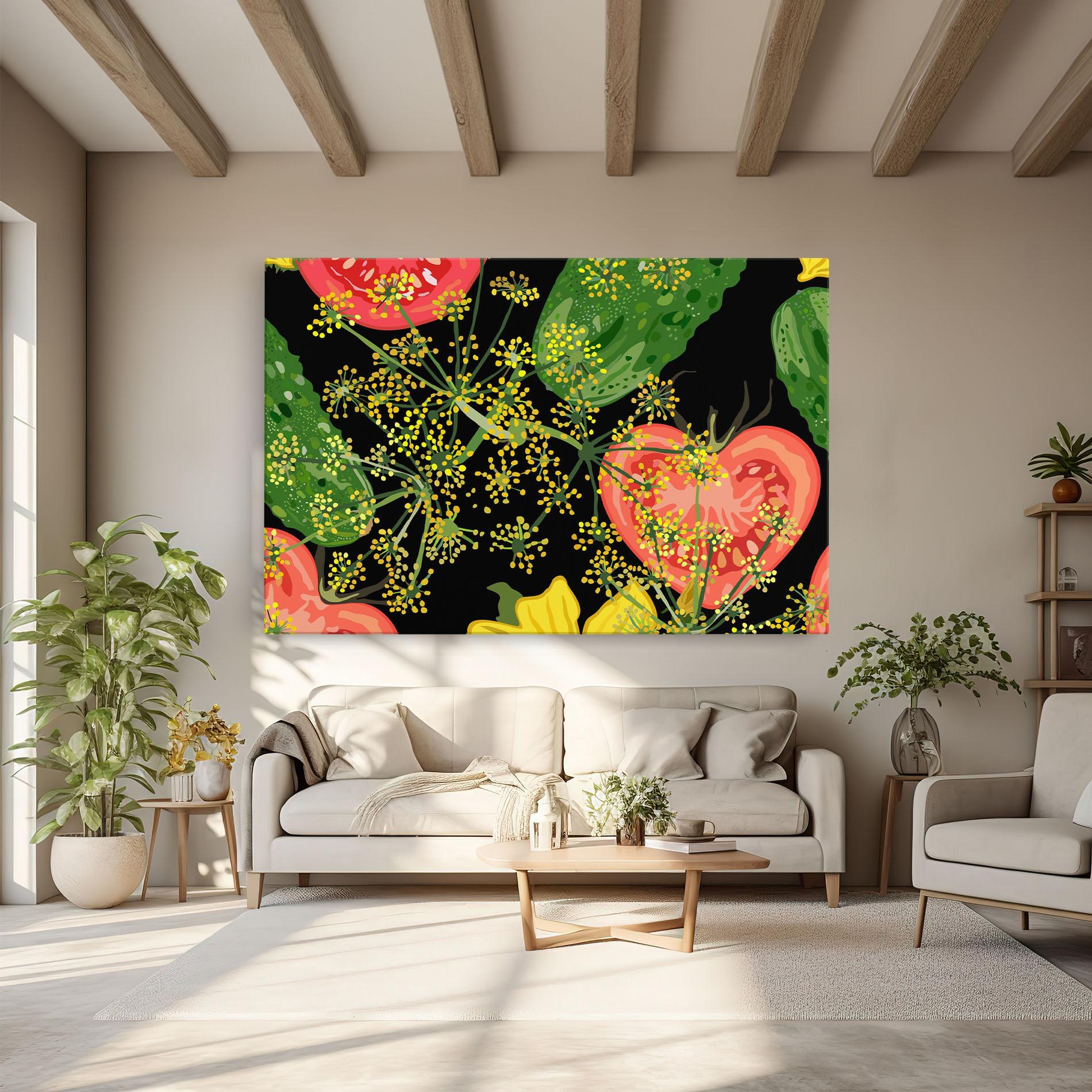 Картина на платно Heart Tomato mockup 6