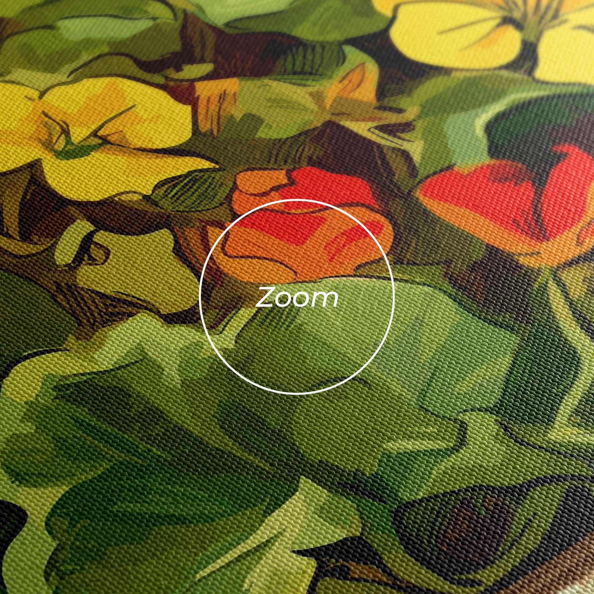 Картина на платно Flower Food mockup 3