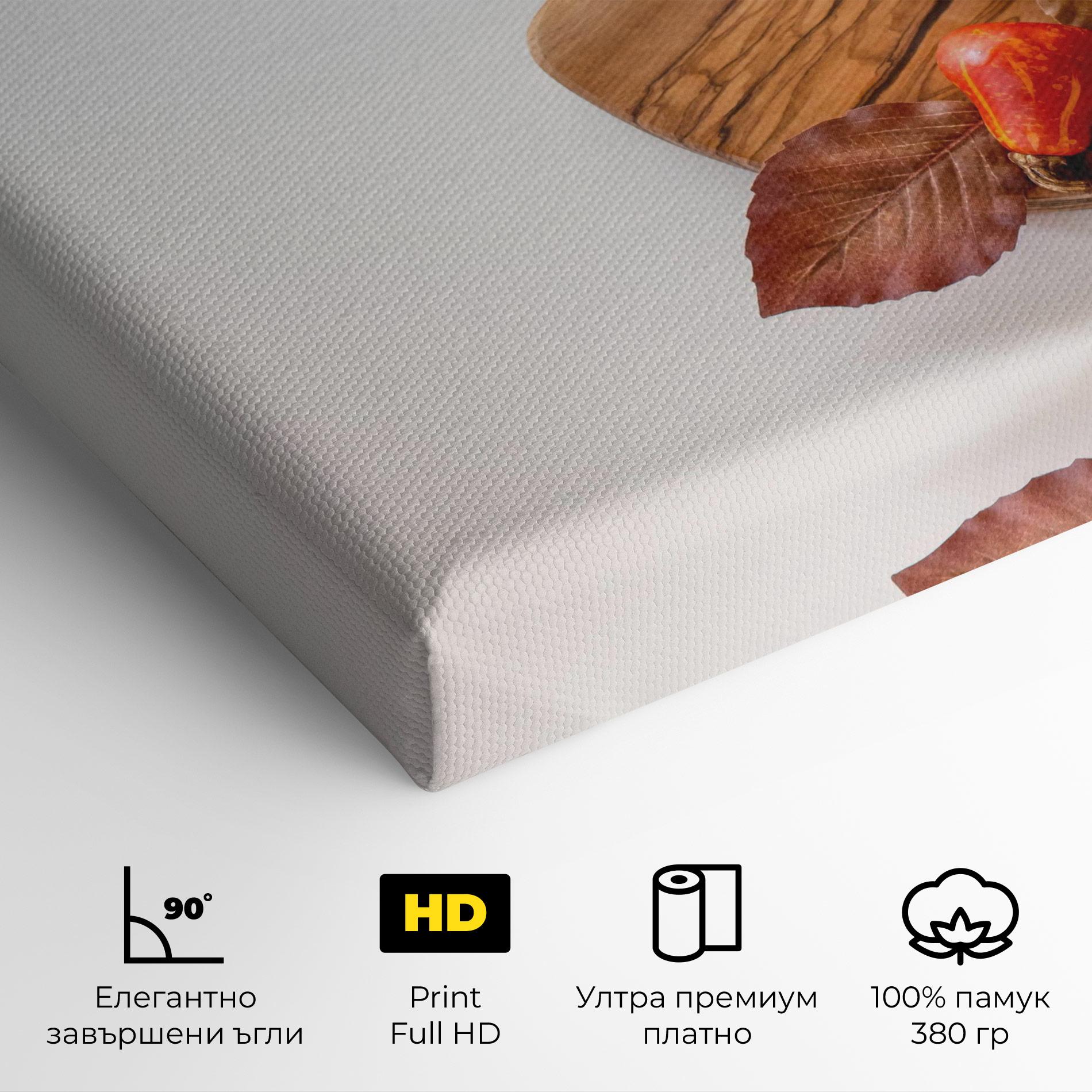 Картина на платно Autumn Pumpkins mockup 4