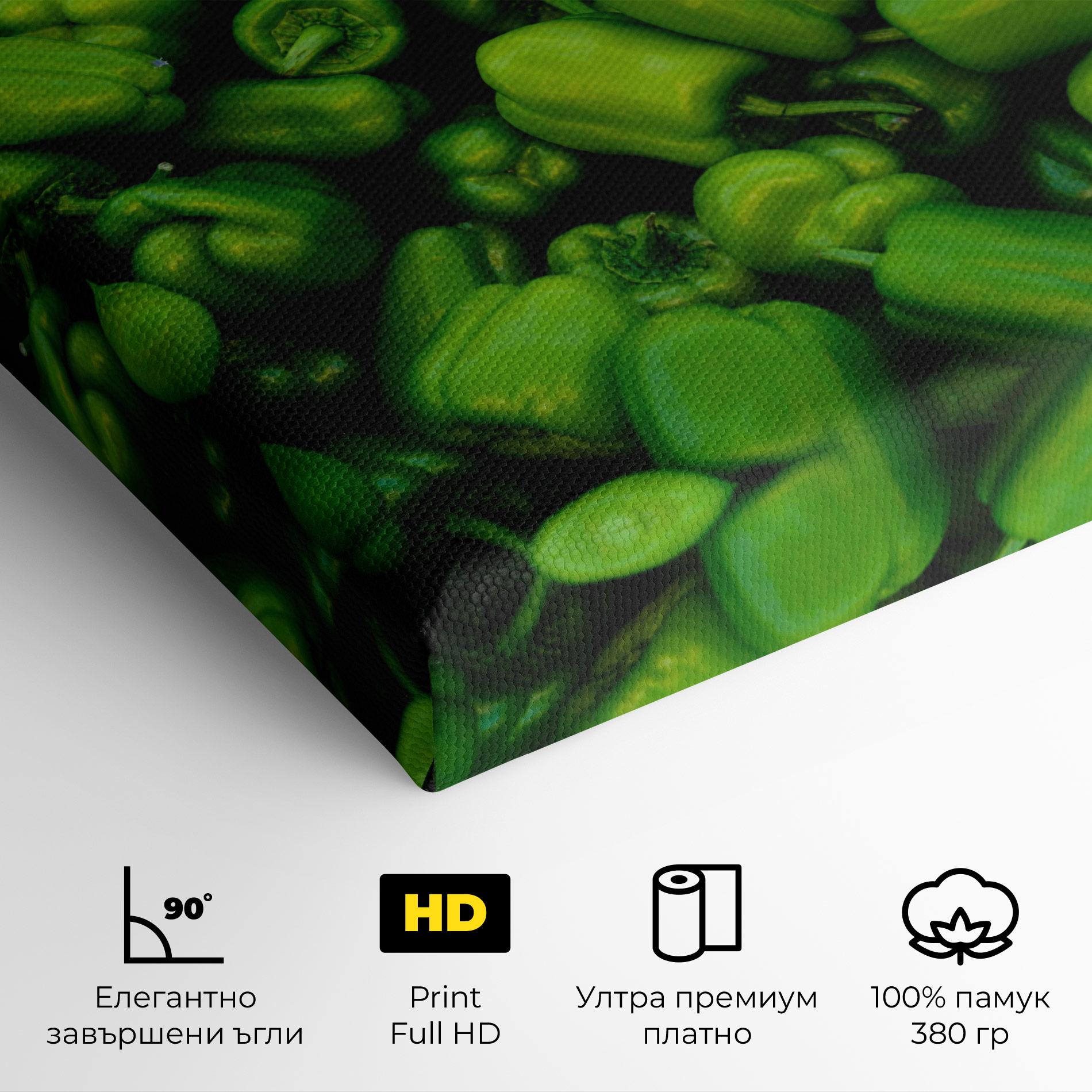 Картина на платно Green Bellpepper mockup 4