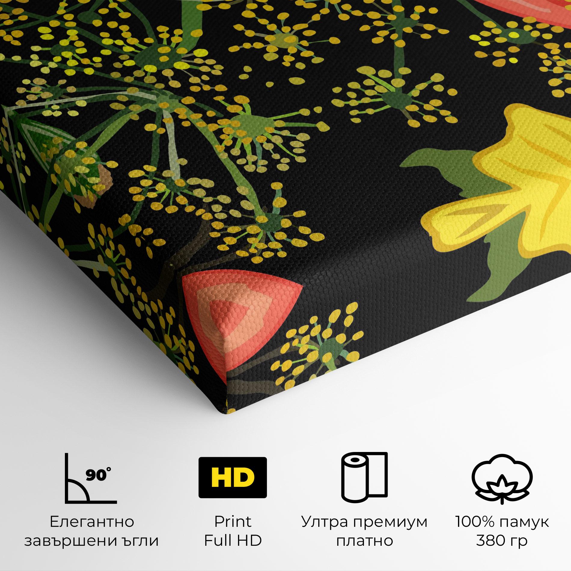 Картина на платно Heart Tomato mockup 4