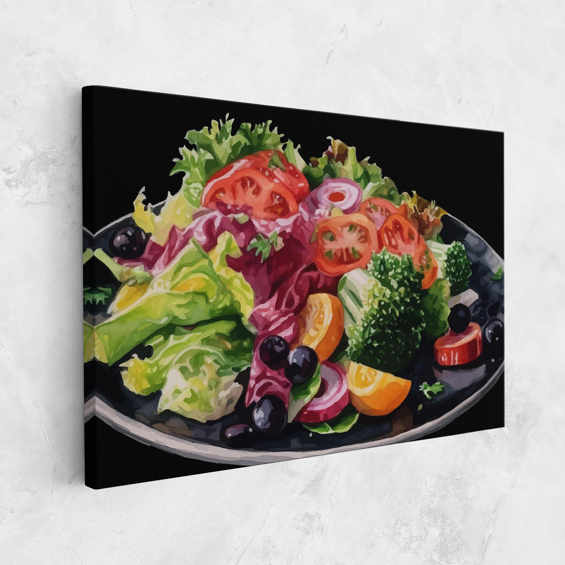 Картина на платно Healthy Tomato Food mockup 1