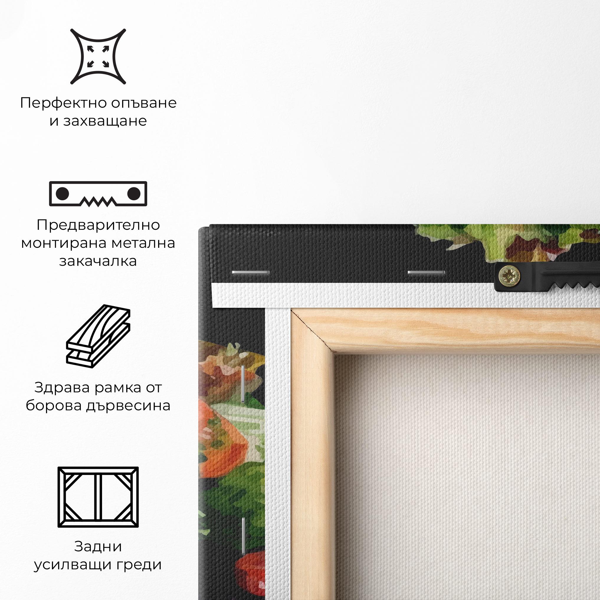 Картина на платно Healthy Tomato Food mockup 5