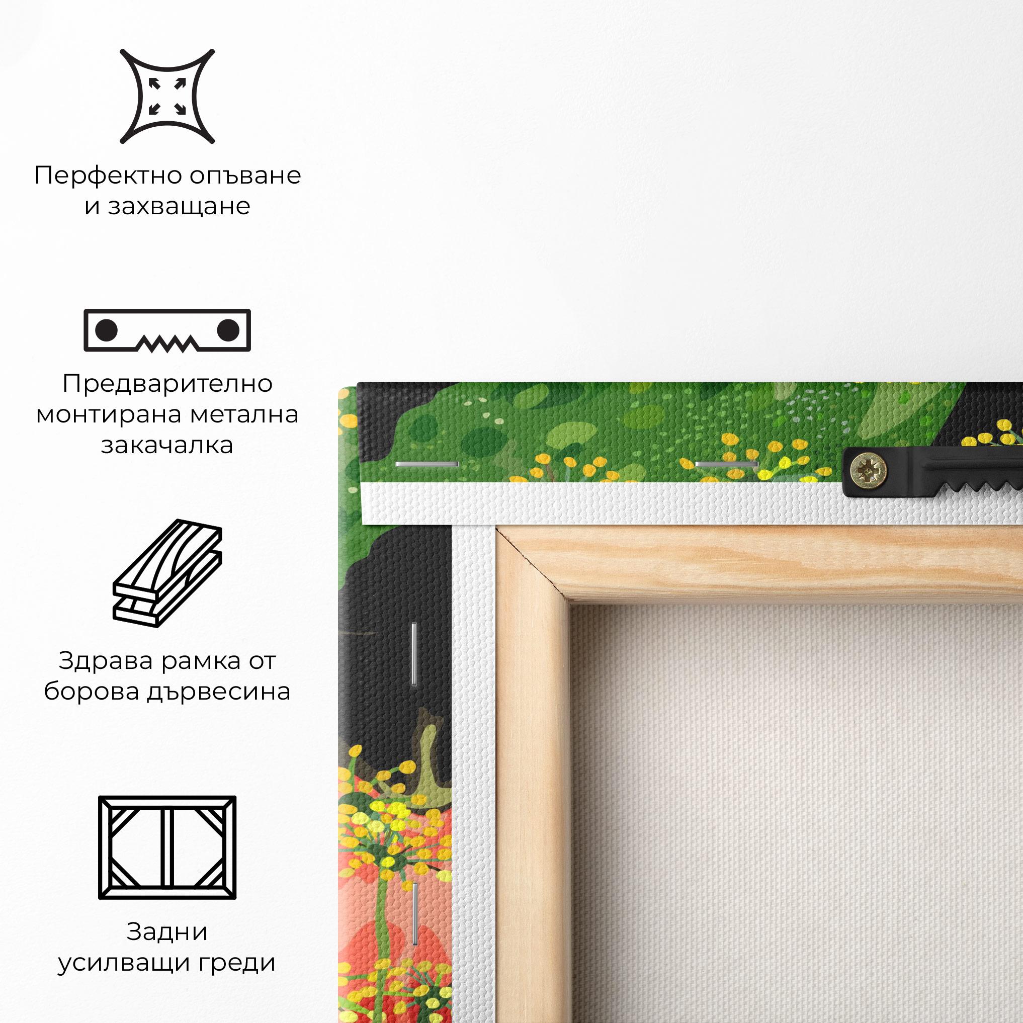 Картина на платно Heart Tomato mockup 5