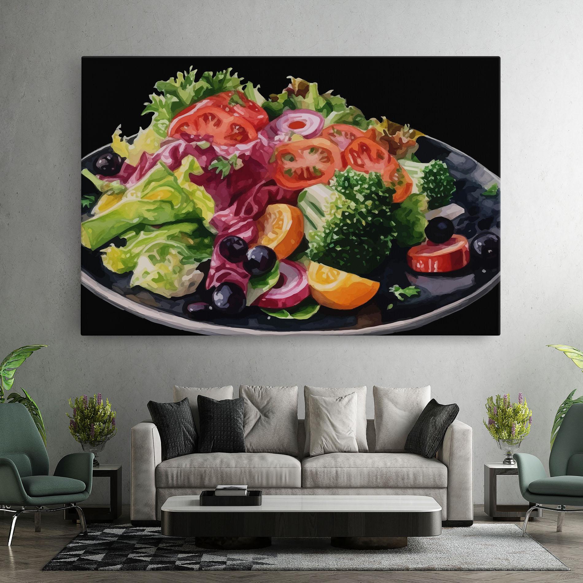 Картина на платно Healthy Tomato Food mockup 7