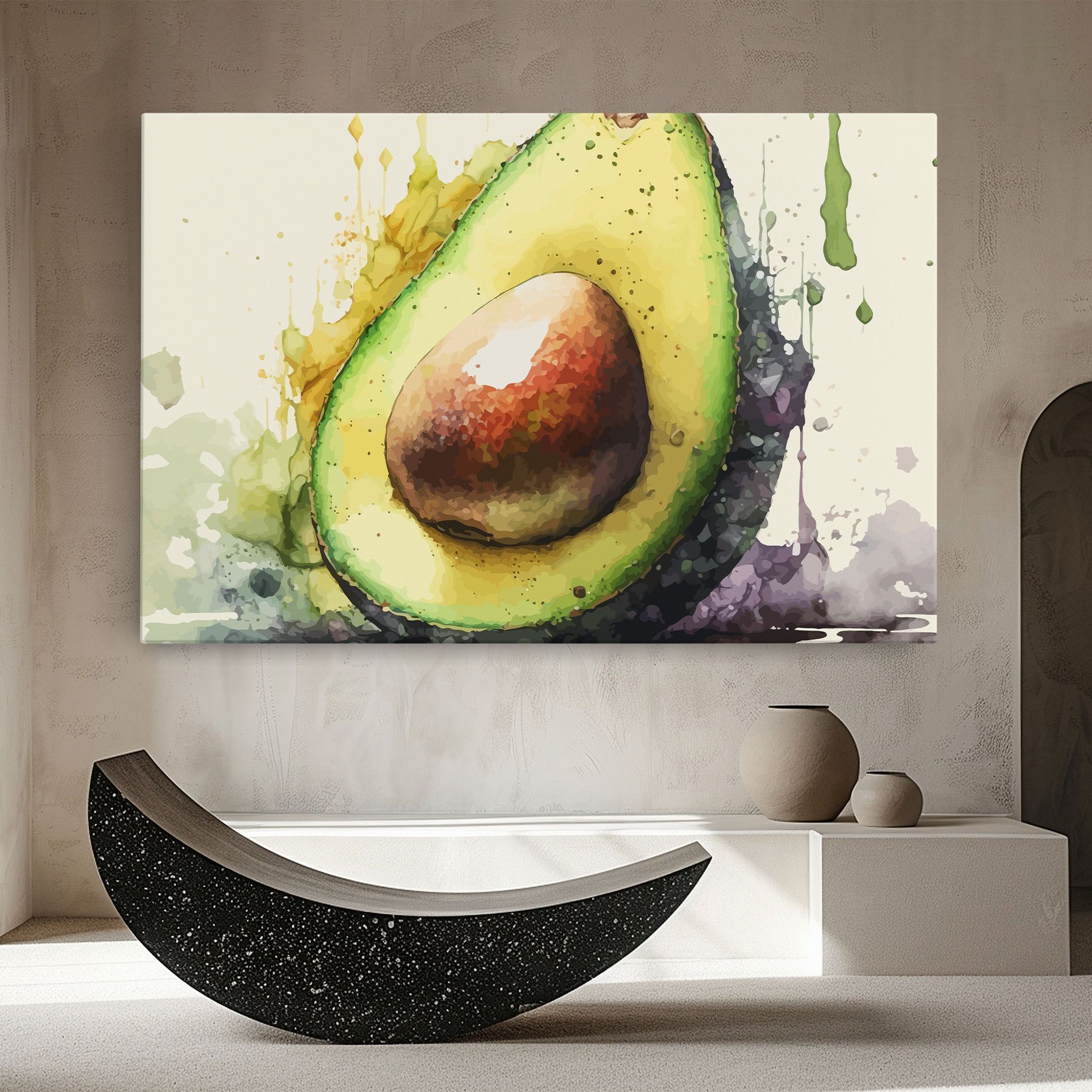 Green Avocado Art mockup 8