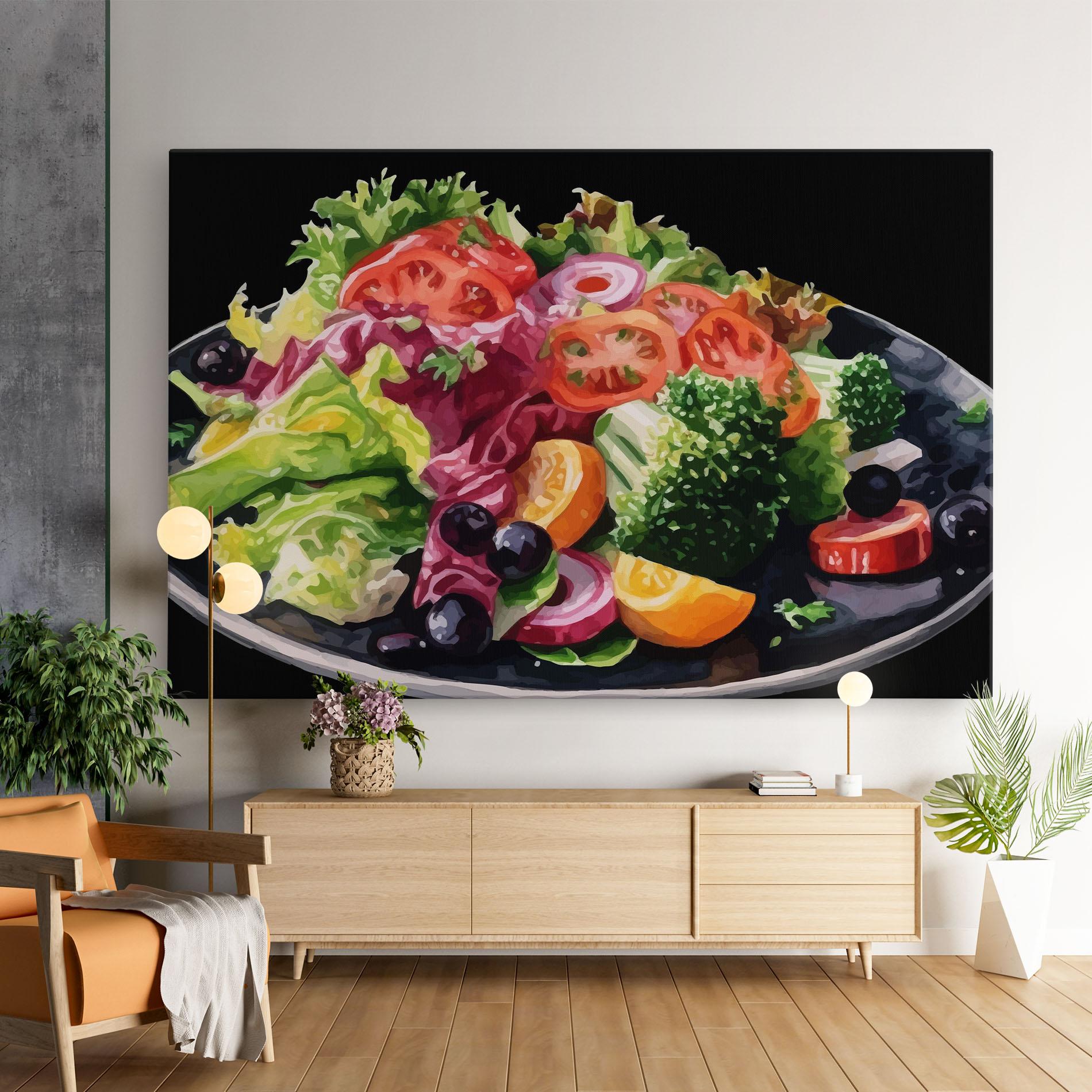 Картина на платно Healthy Tomato Food mockup 9