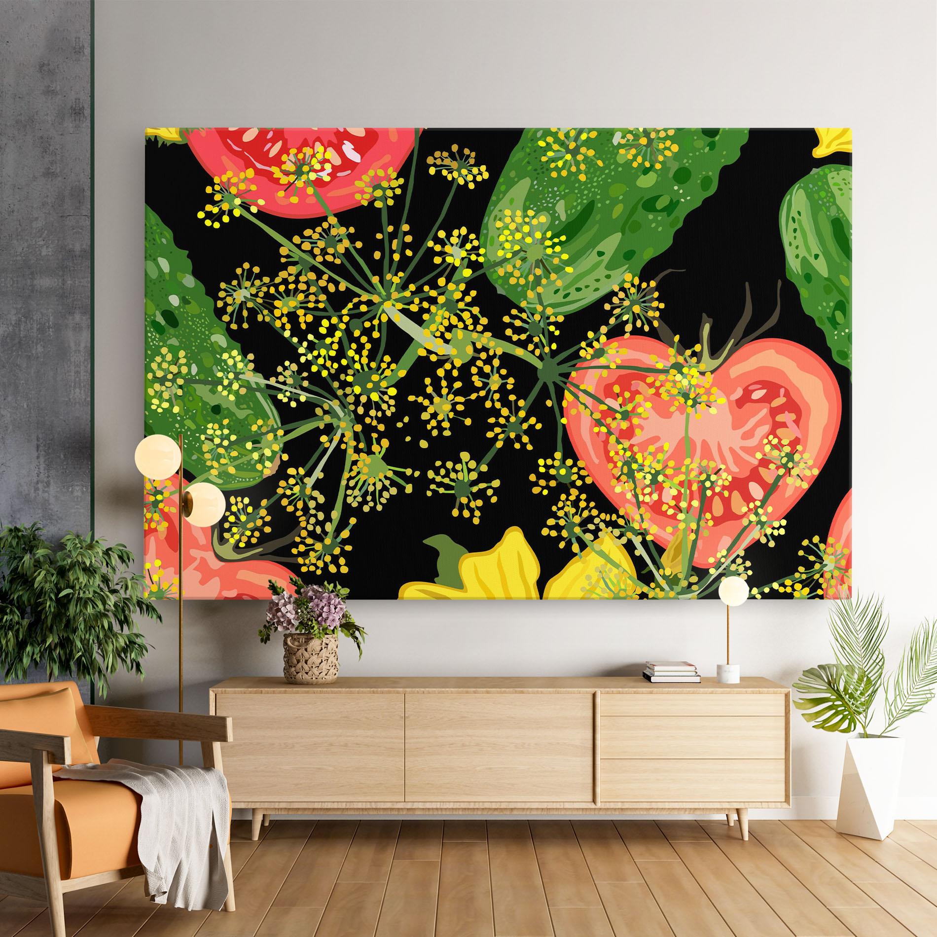 Картина на платно Heart Tomato mockup 9