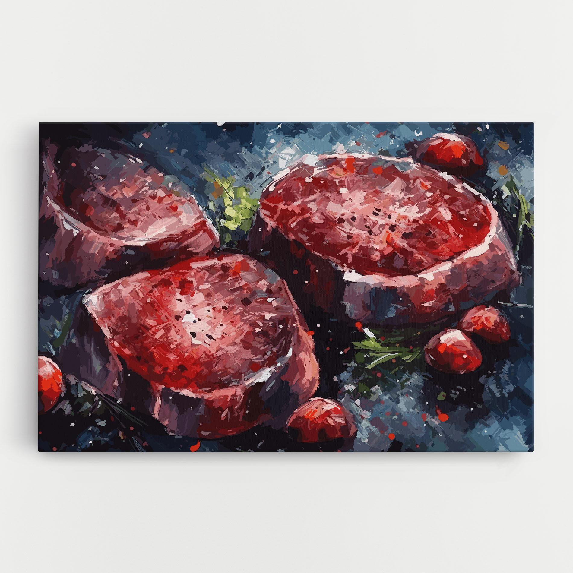 Картина на платно Meat Art mockup 0