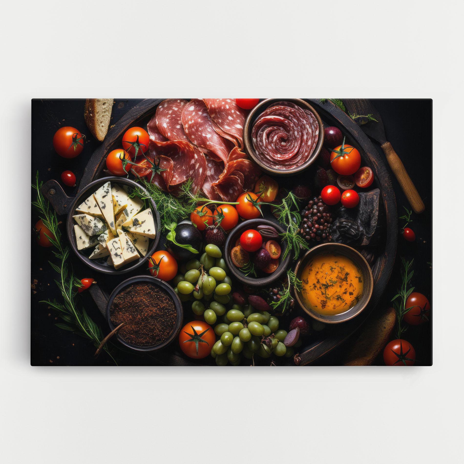 Картина на платно Meats Assortment mockup 0