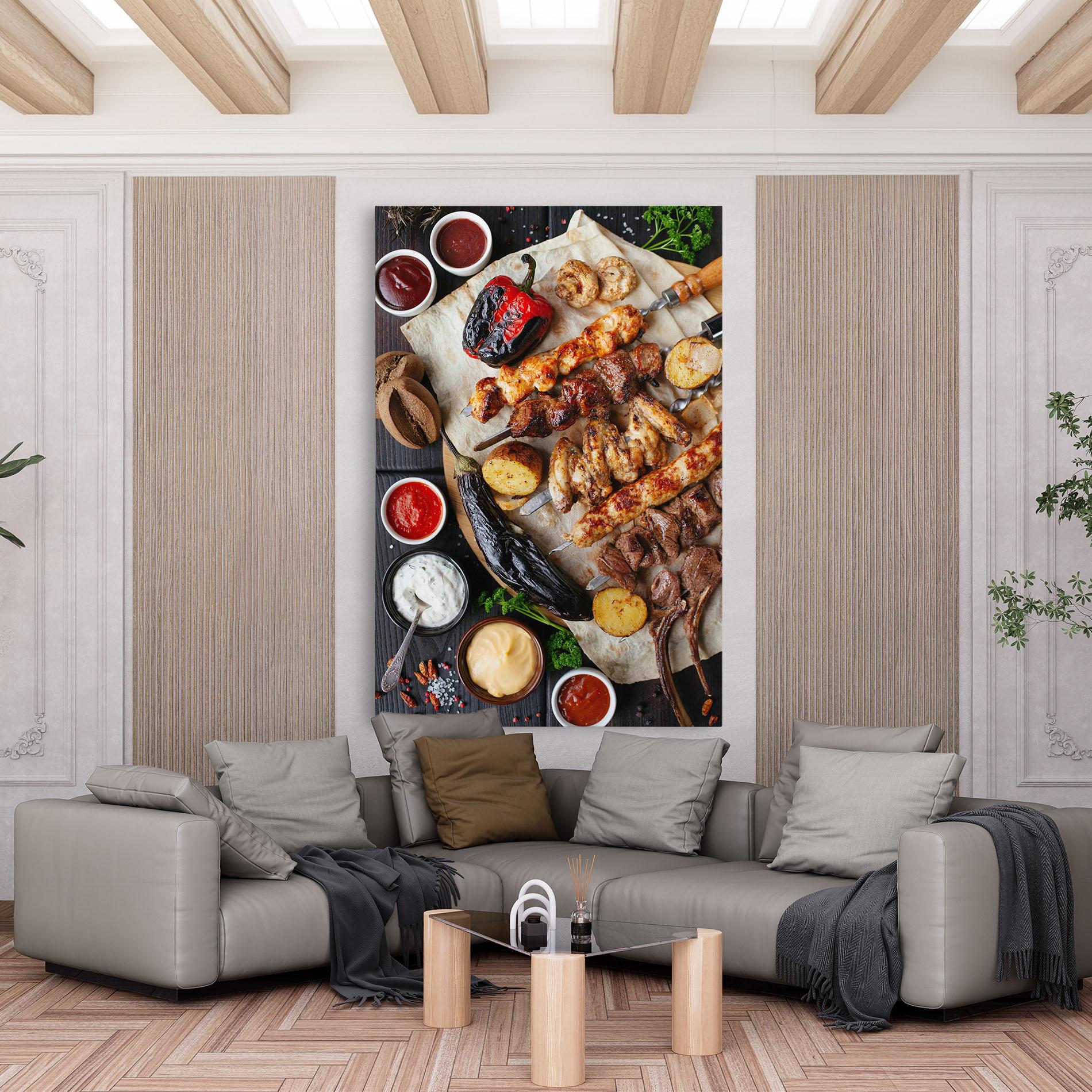 Картина на платно Skewers mockup 6