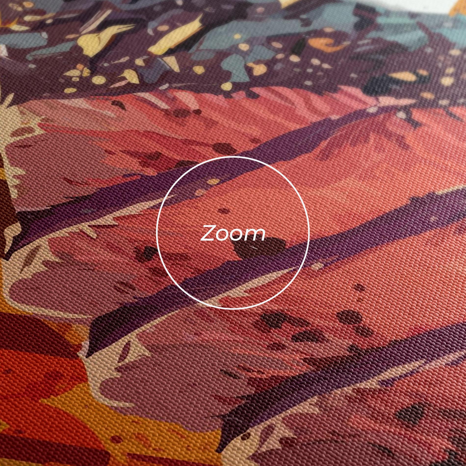 Картина на платно Meat Floating mockup 3