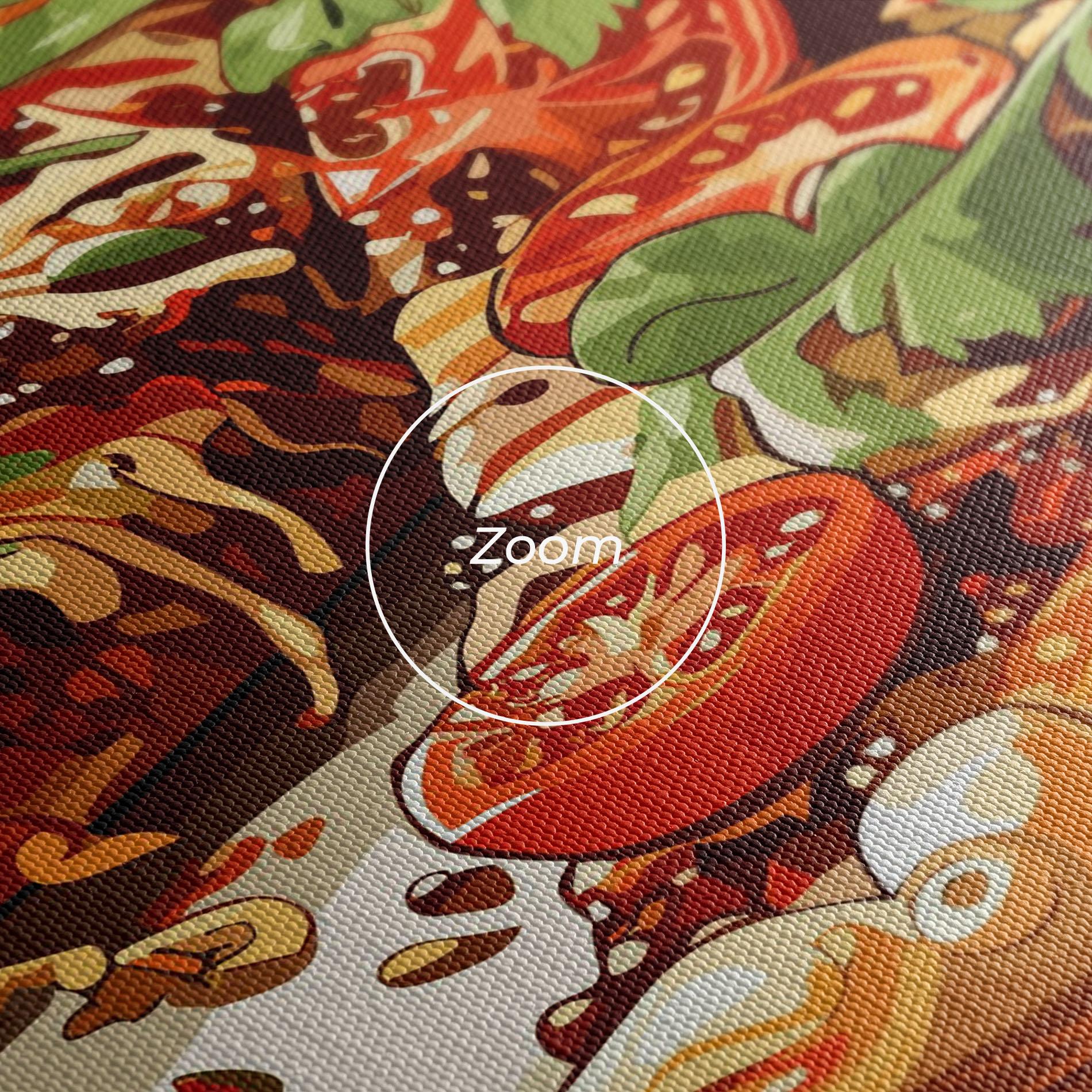 Картина на платно Pizza View mockup 3