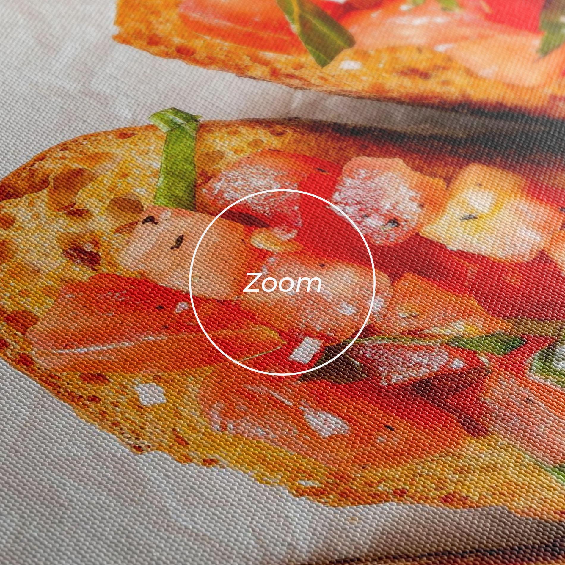 Картина на платно Tomatoes On Bread mockup 3