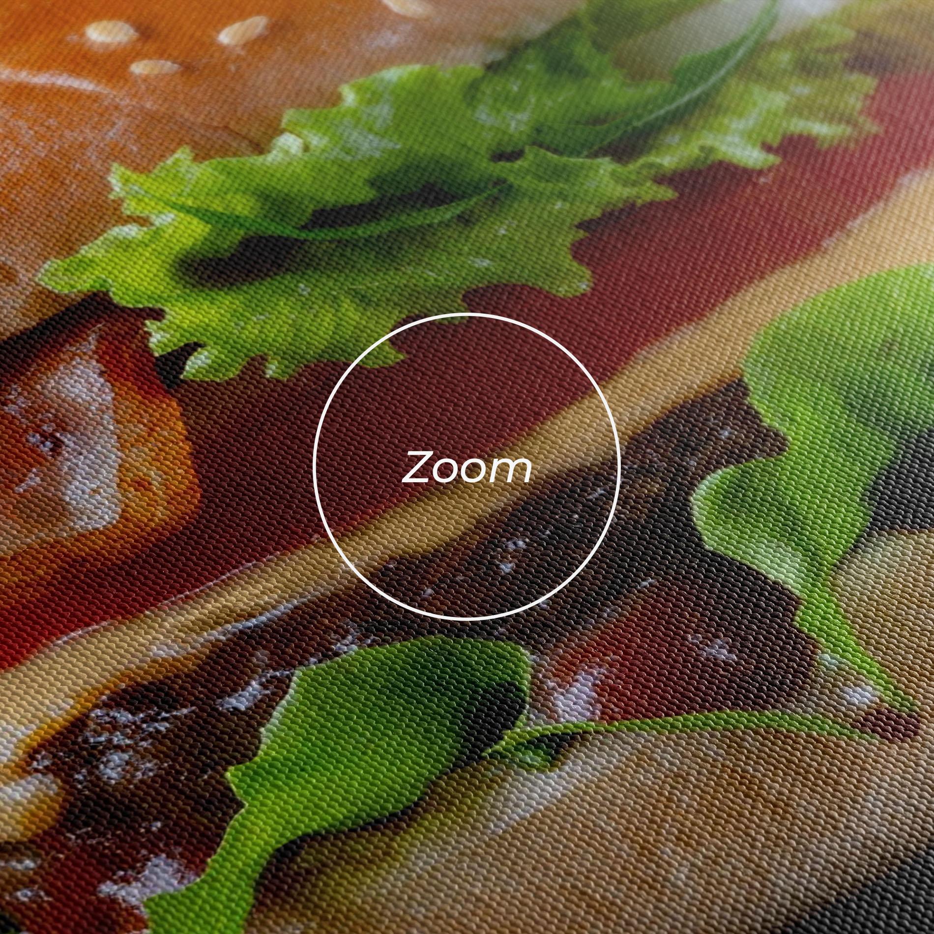 Картина на платно Yumm Hamburger mockup 3