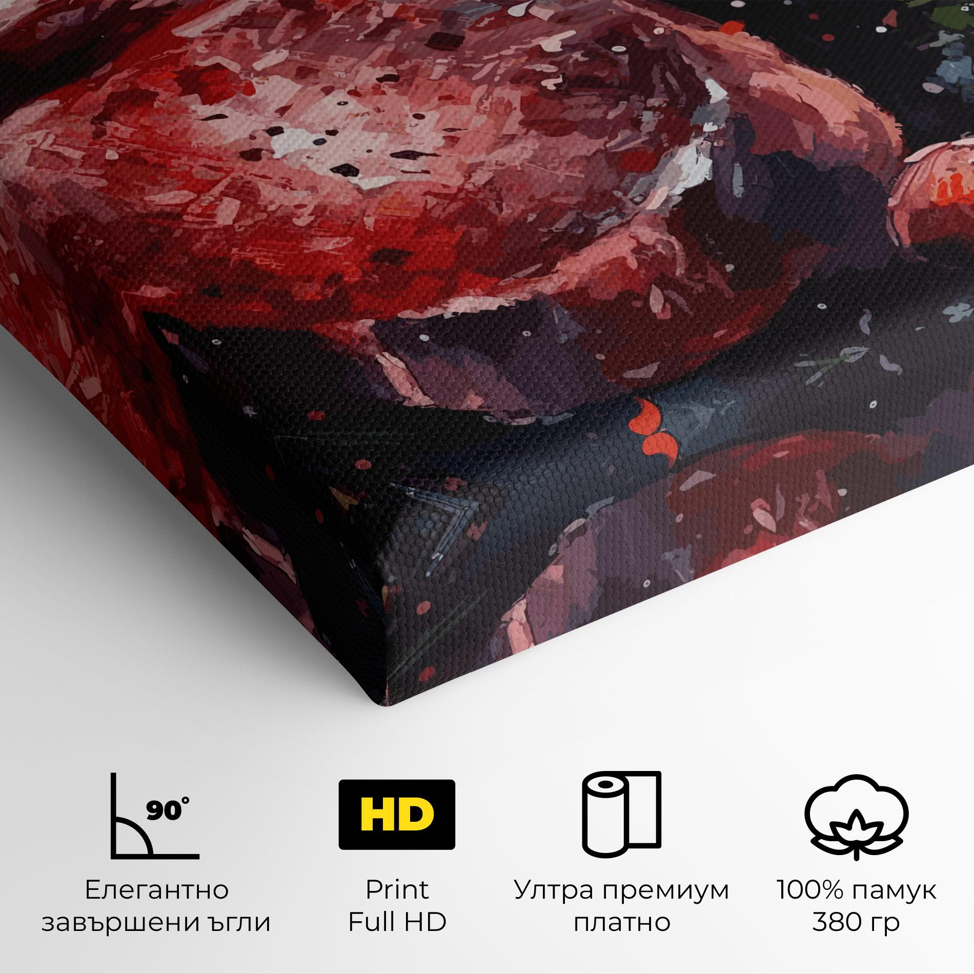 Картина на платно Meat Art mockup 4