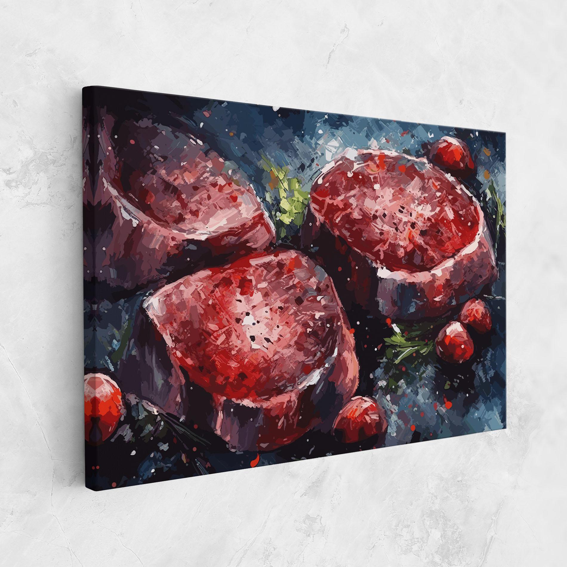 Картина на платно Meat Art mockup 1