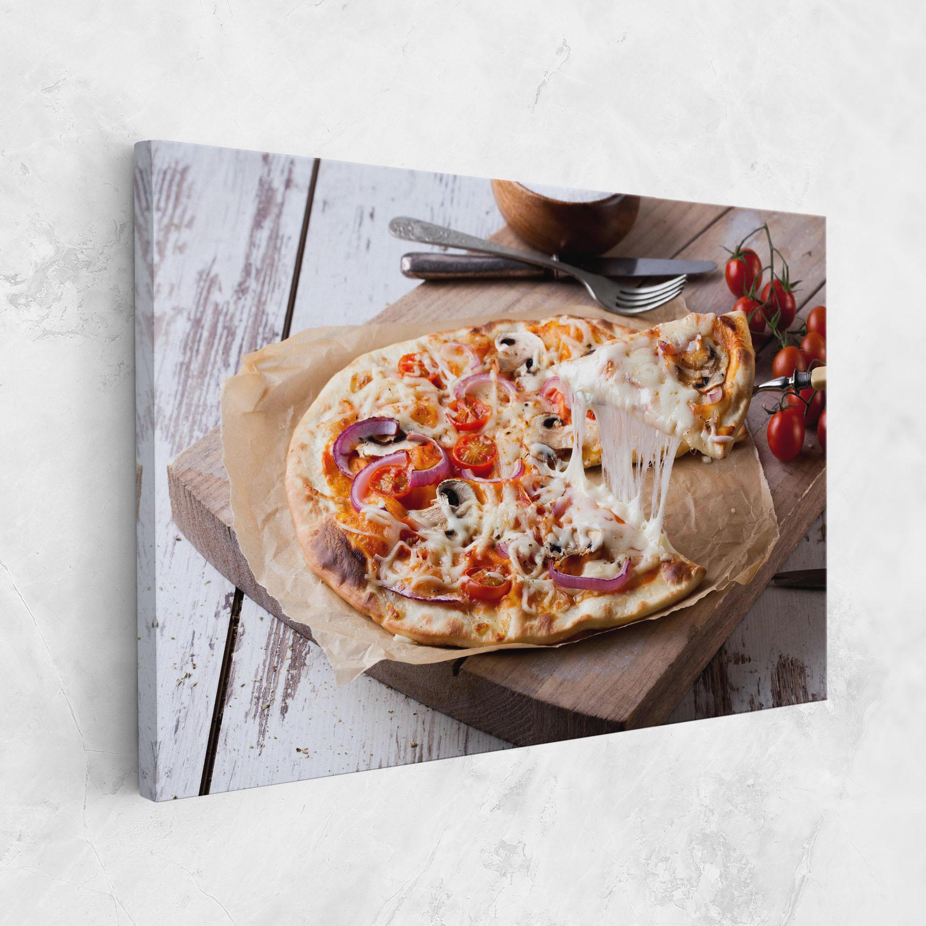 Картина на платно Pizza mockup 1