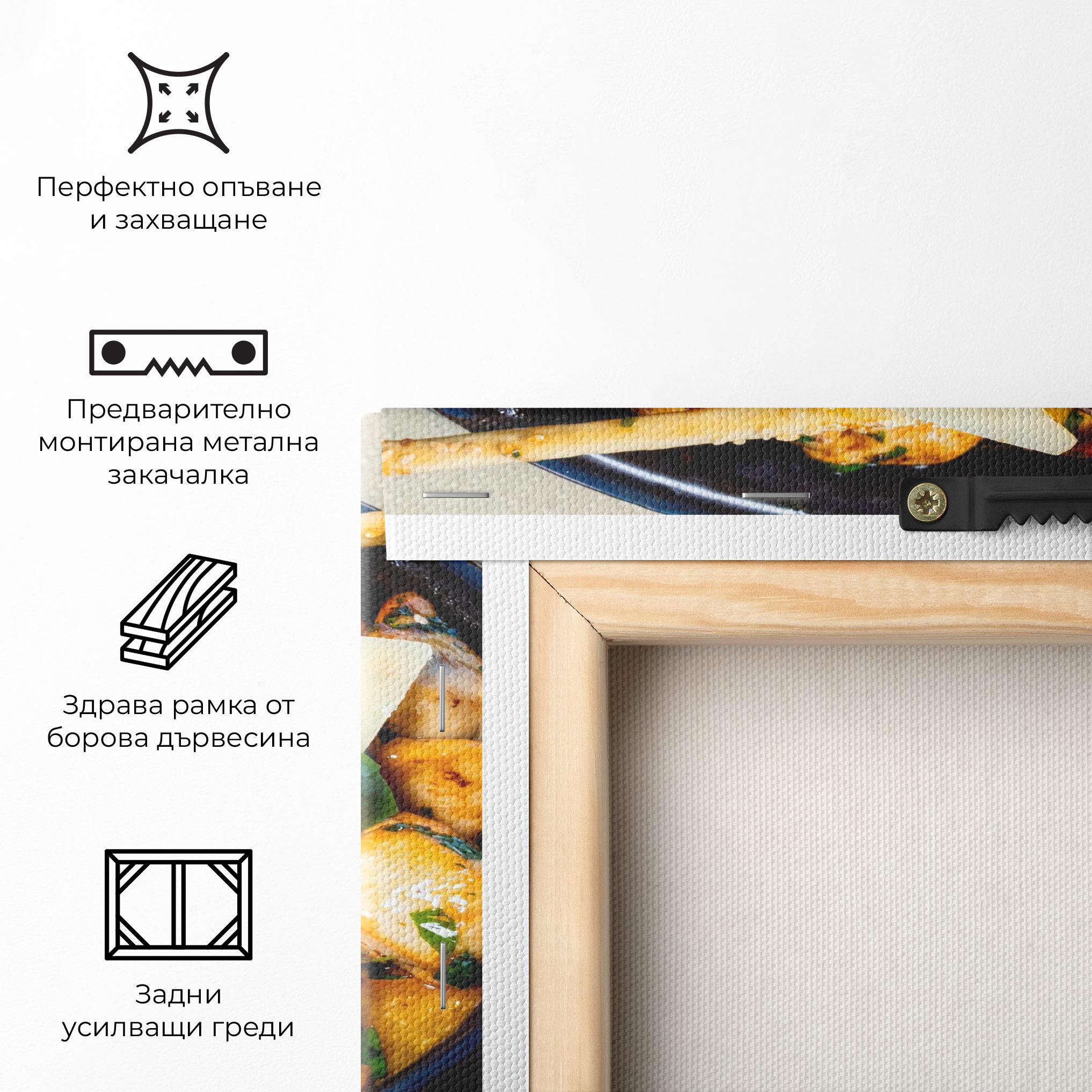 Картина на платно Chicken Food mockup 5