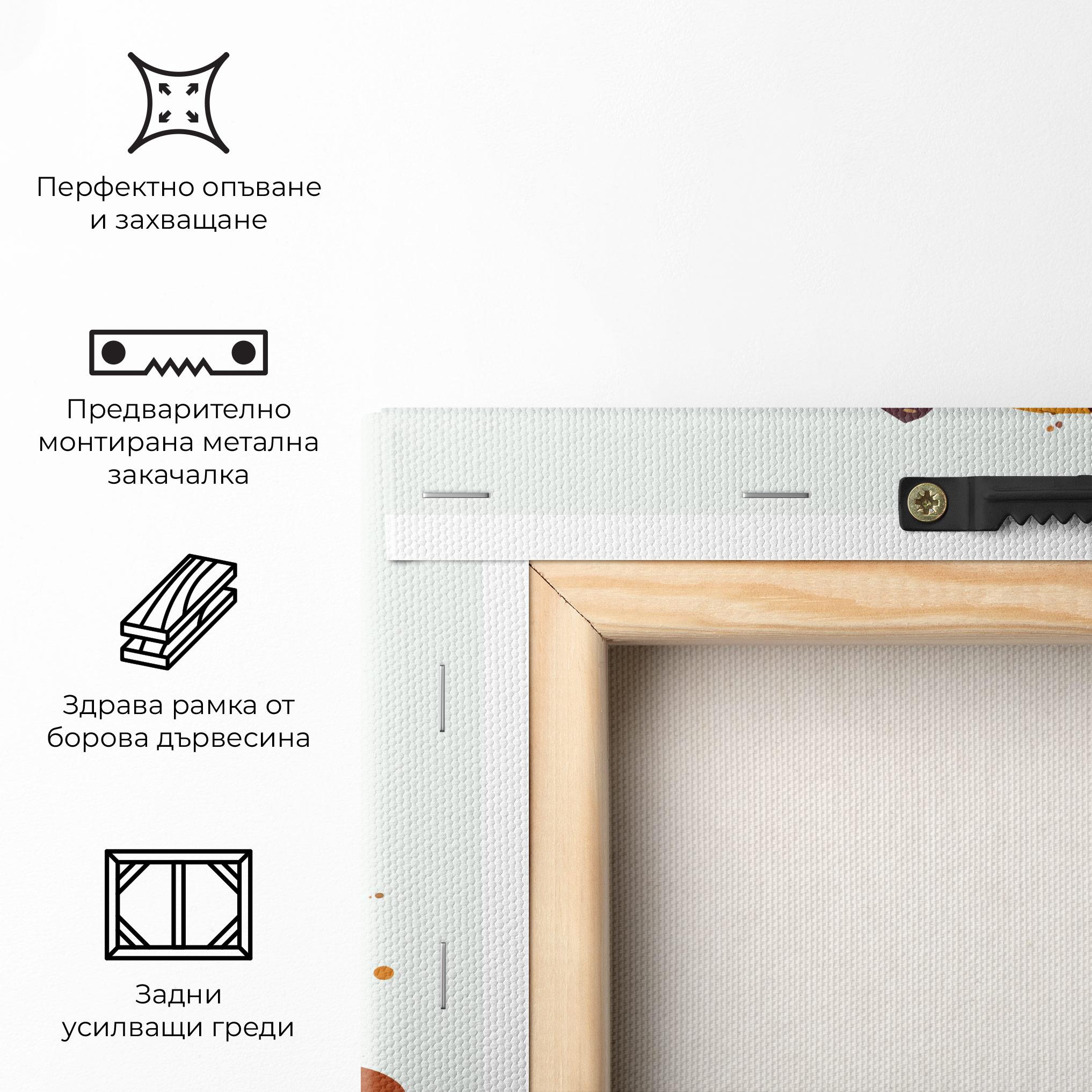 Картина на платно Meat Floating mockup 5