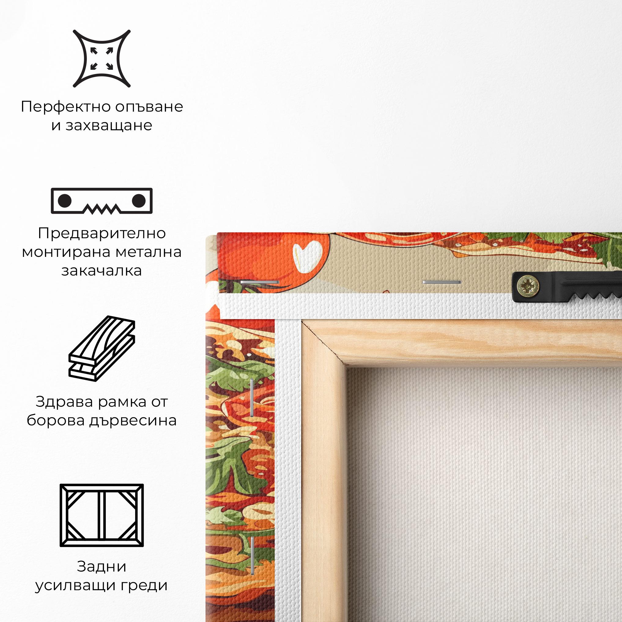 Картина на платно Pizza View mockup 5