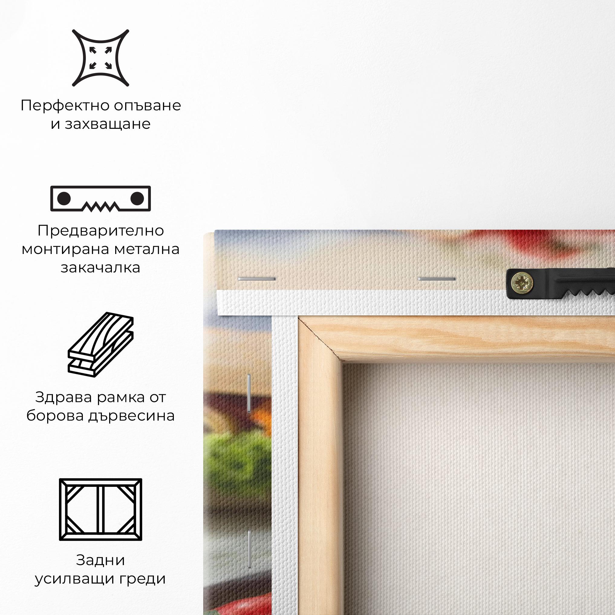 Картина на платно Yum Sandwich mockup 5