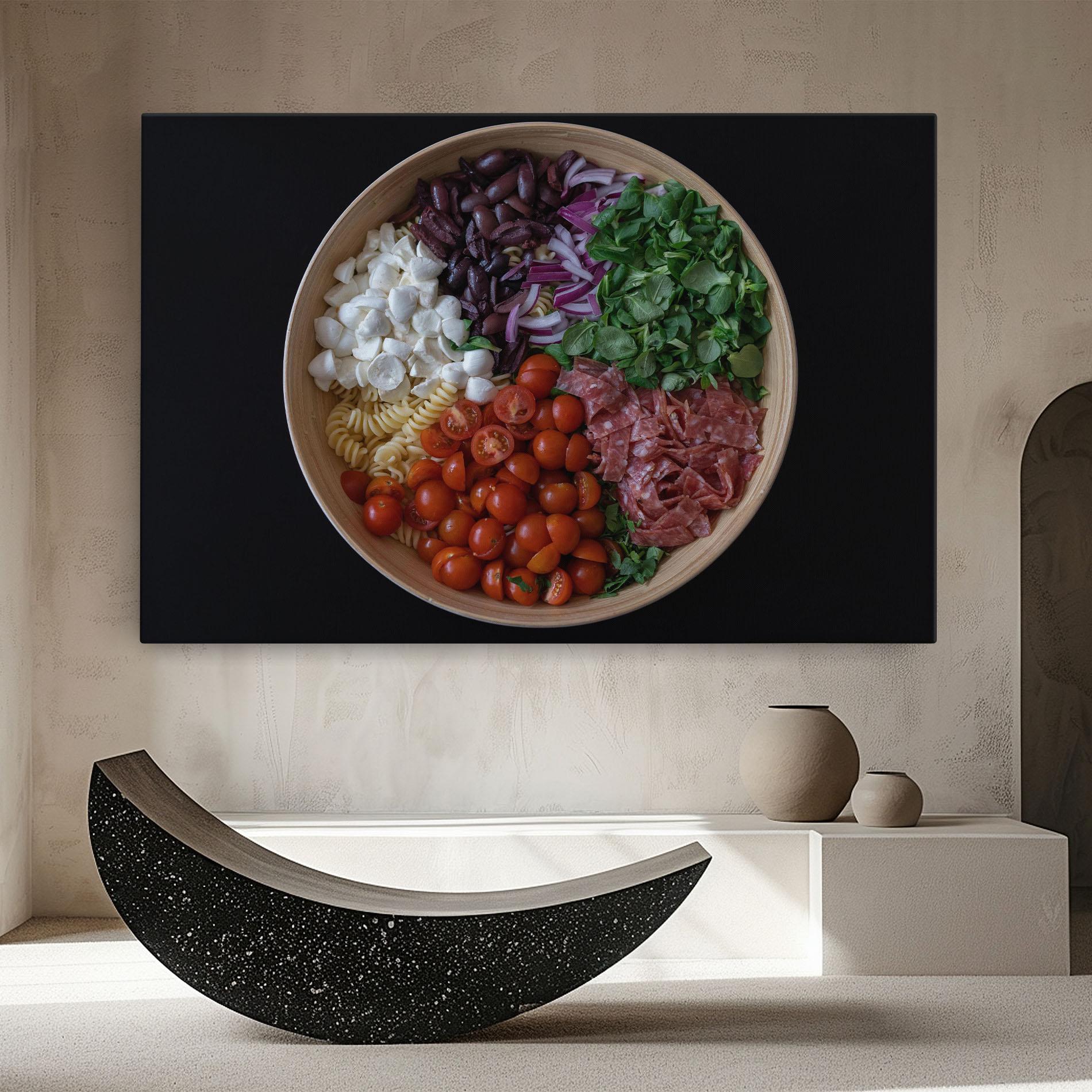 Картина на платно Mozzarella Salad mockup 8