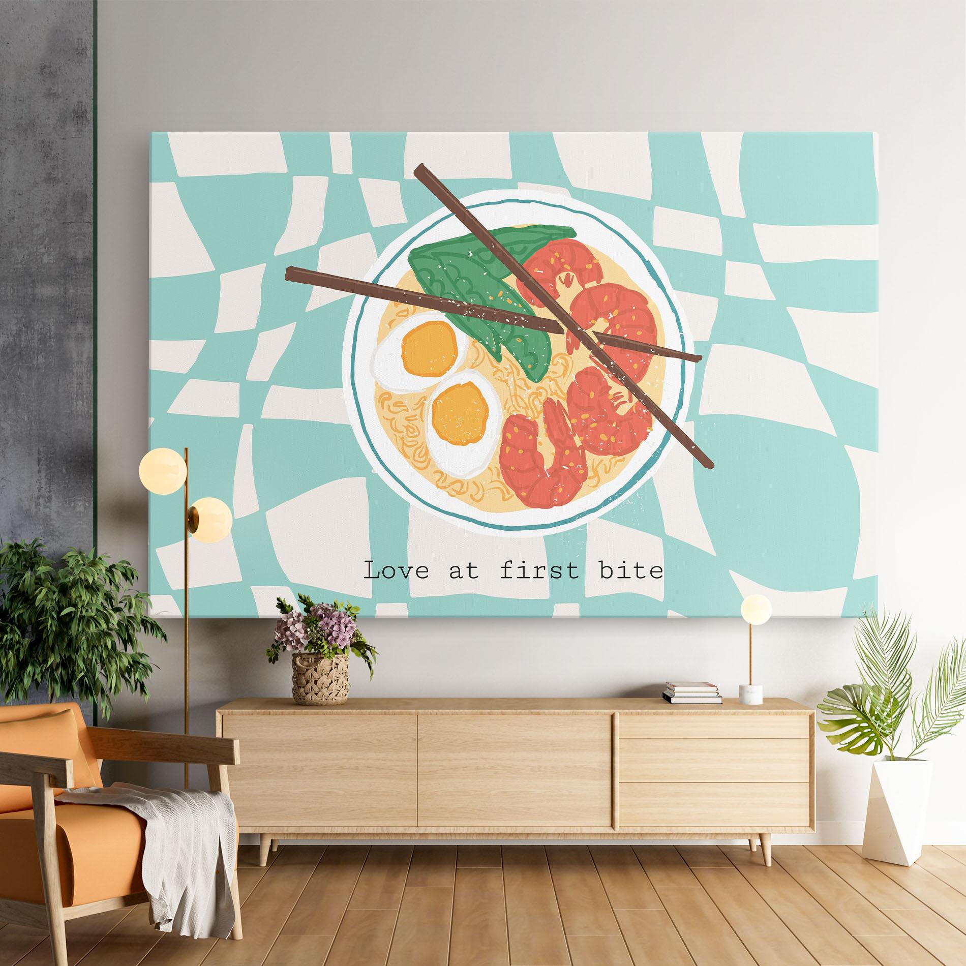 Картина на платно Food Love mockup 9