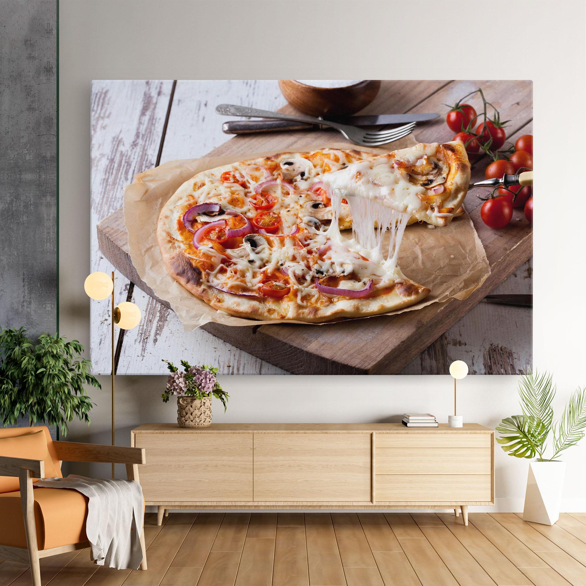 Картина на платно Pizza mockup 9