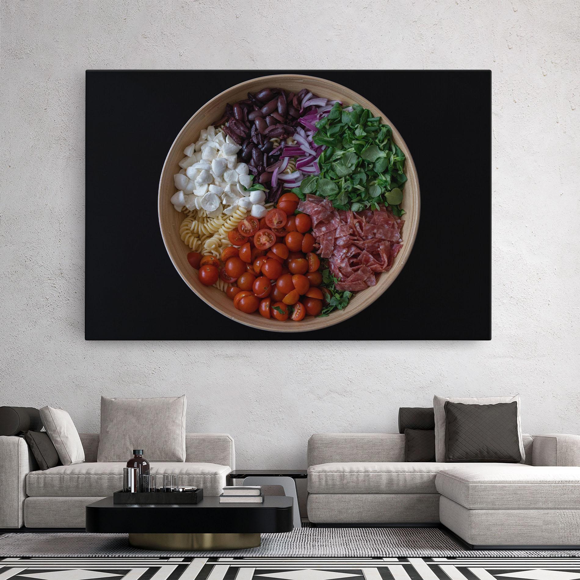 Картина на платно Mozzarella Salad mockup 2