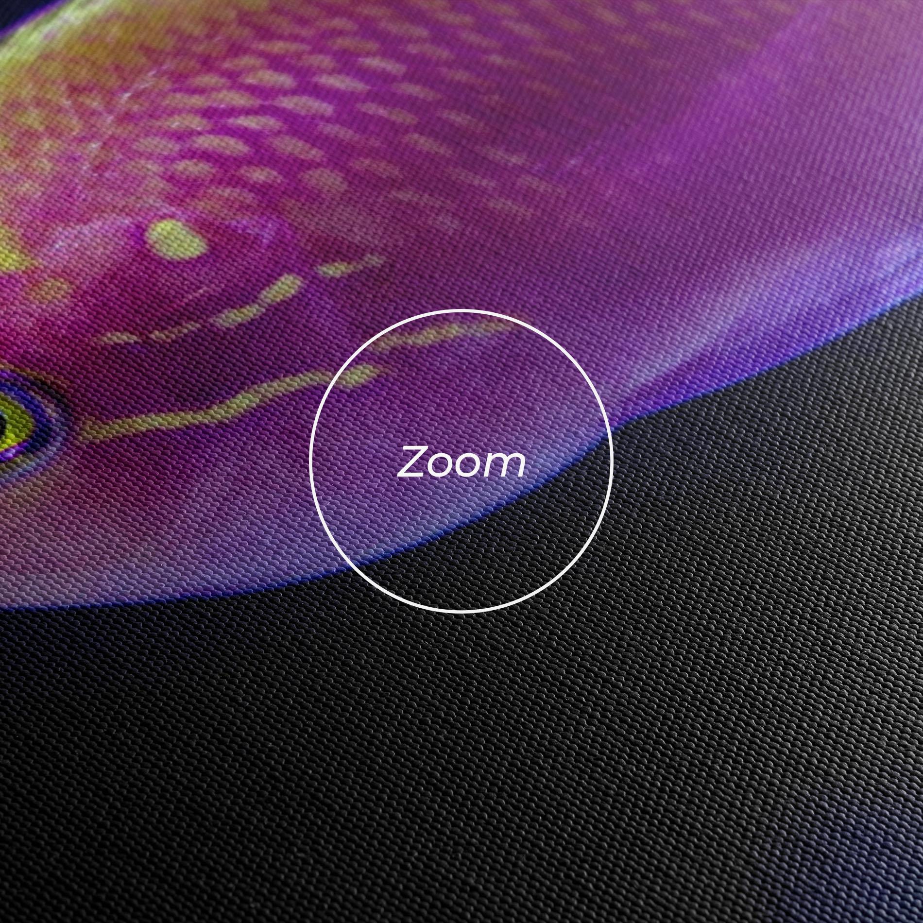 Картина на платно Angry Pink Fish mockup 3