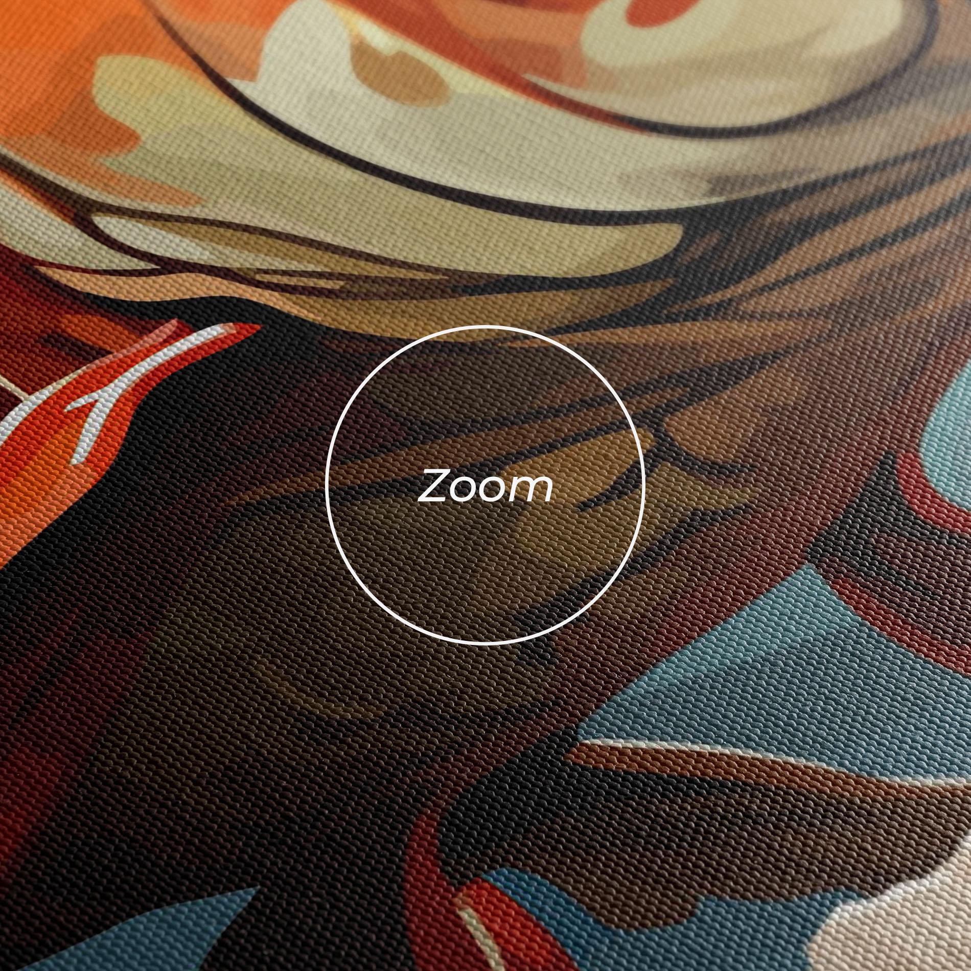 Картина на платно Orange Koi mockup 3