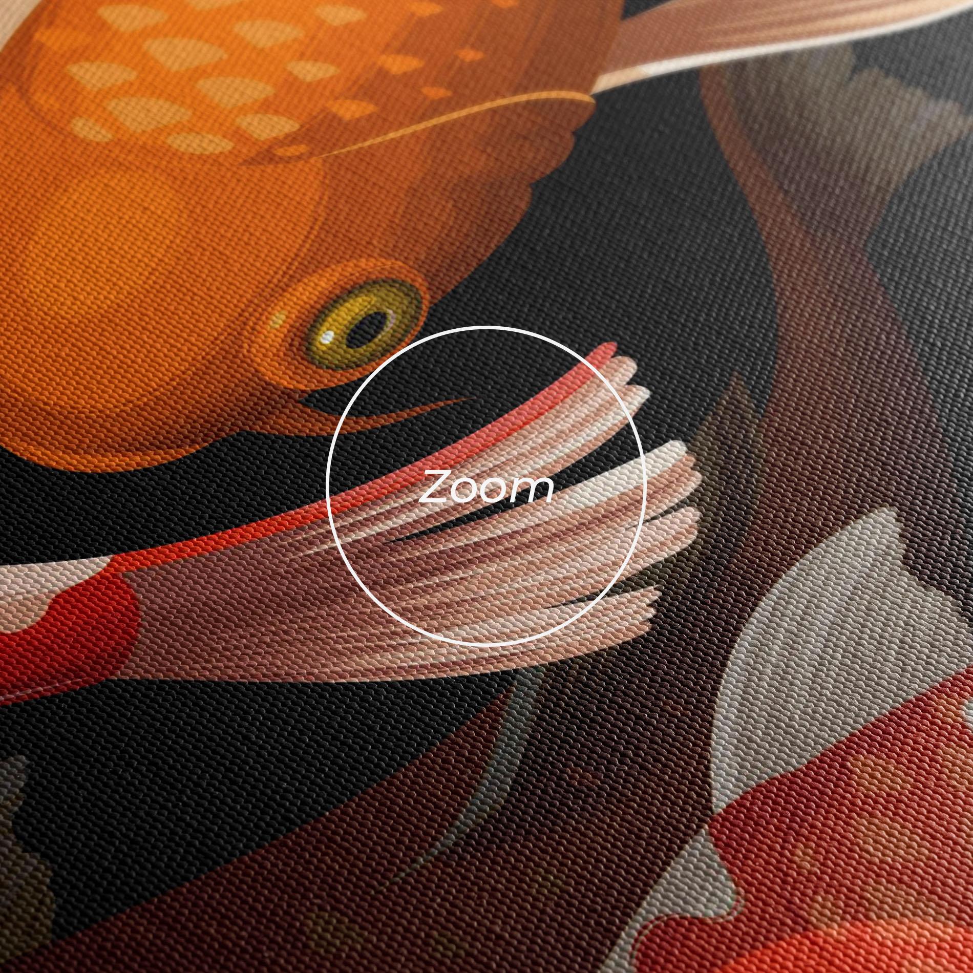 Картина на платно Seamless Koi Fish mockup 3
