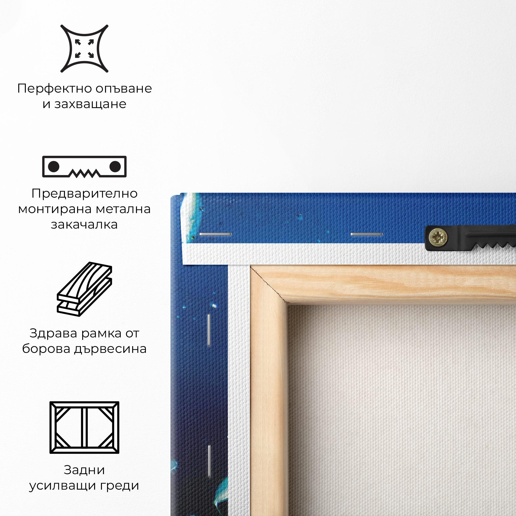 Картина на платно Bull Shark mockup 5