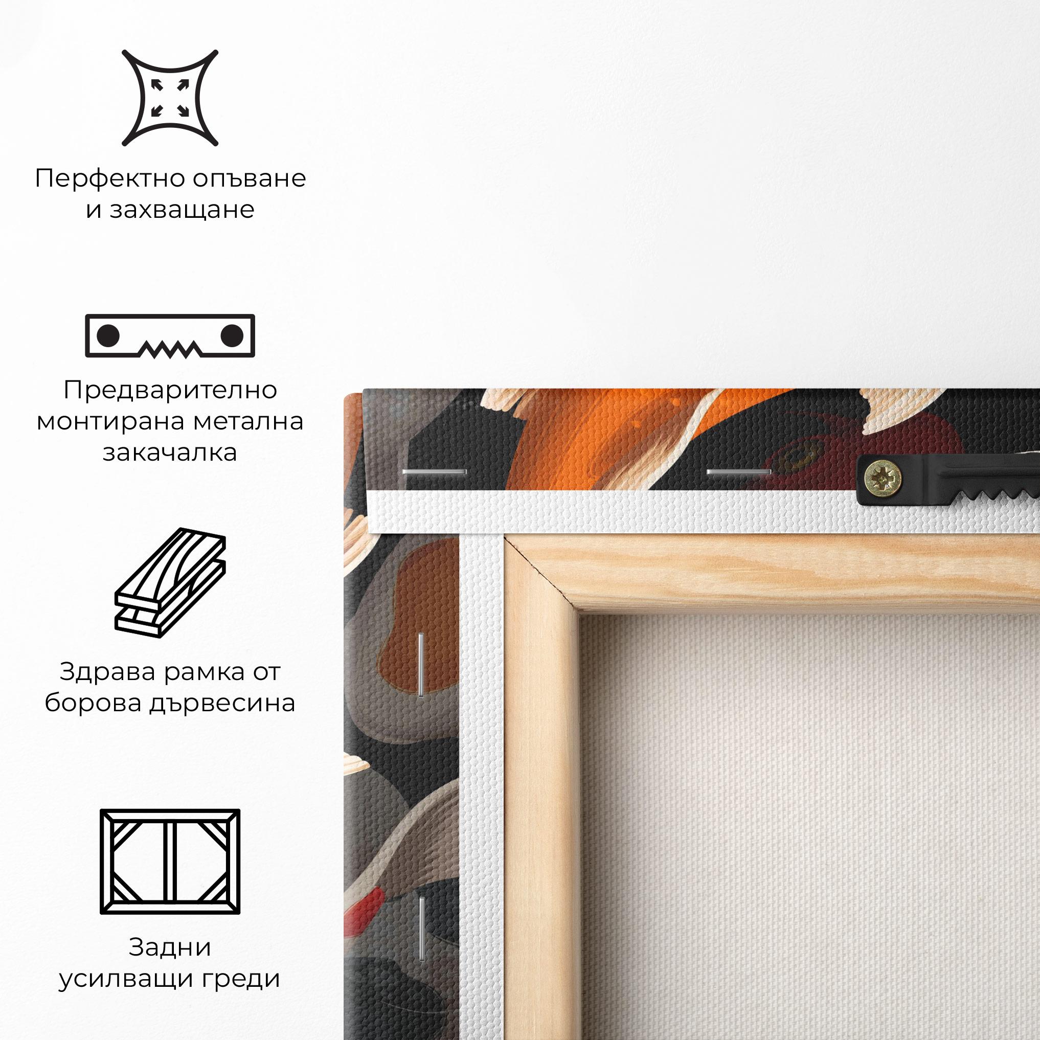 Картина на платно Seamless Koi Fish mockup 5