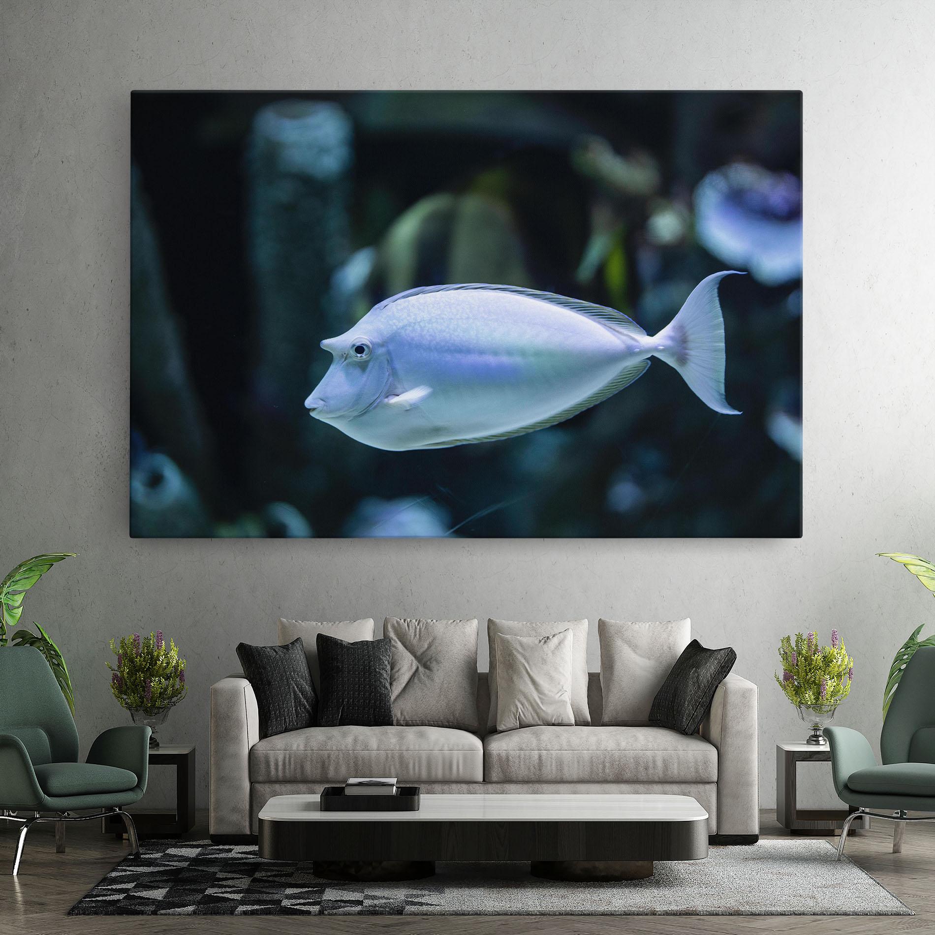 Картина на платно Funny Face Fish mockup 7