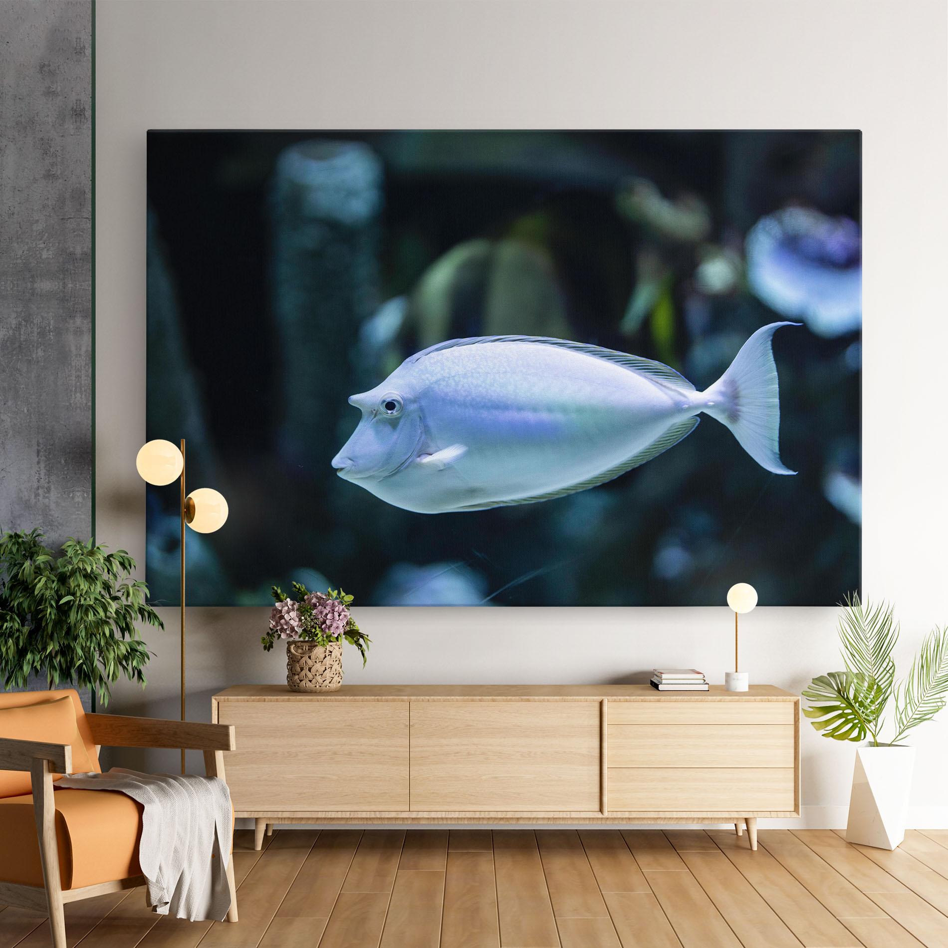 Картина на платно Funny Face Fish mockup 9