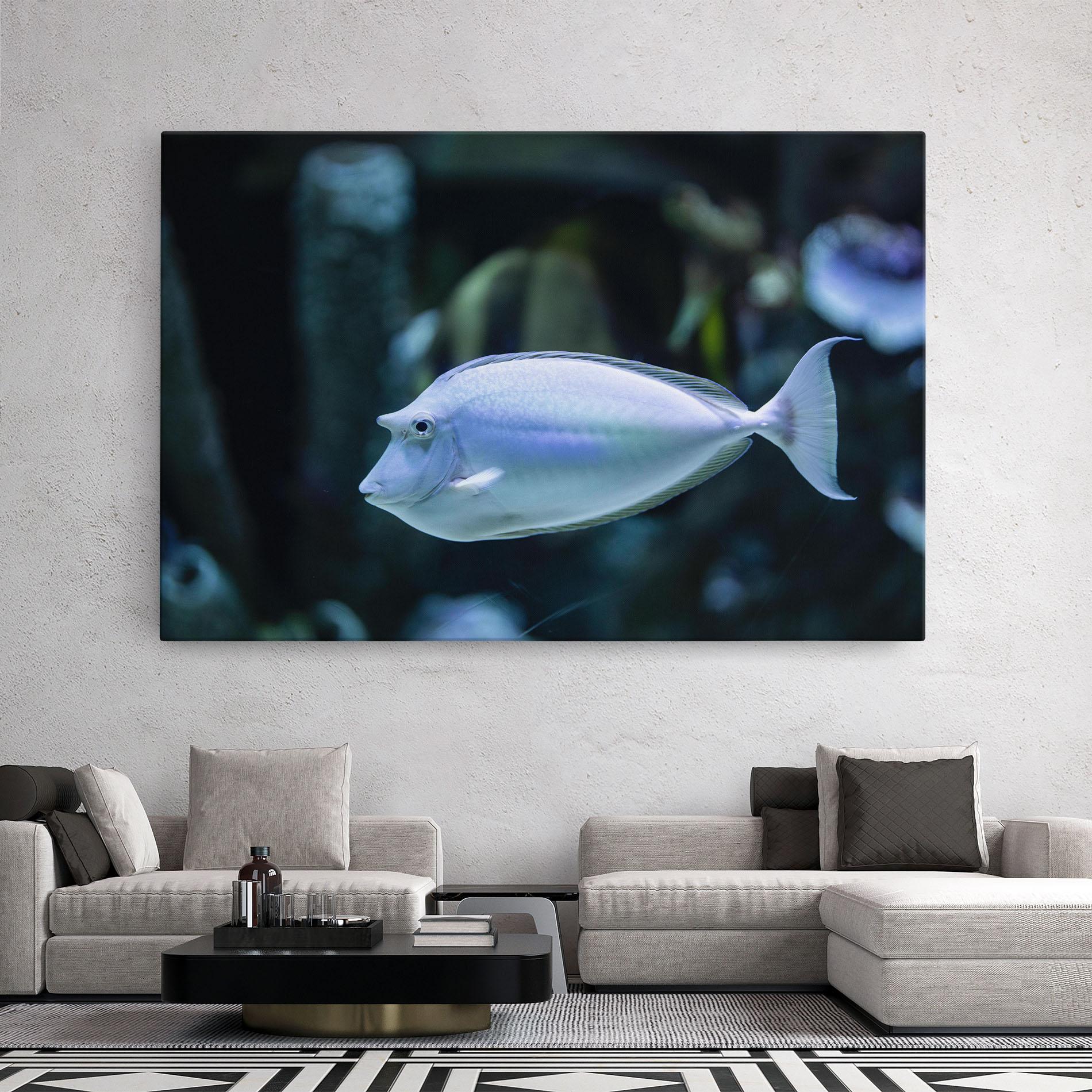 Картина на платно Funny Face Fish mockup 2