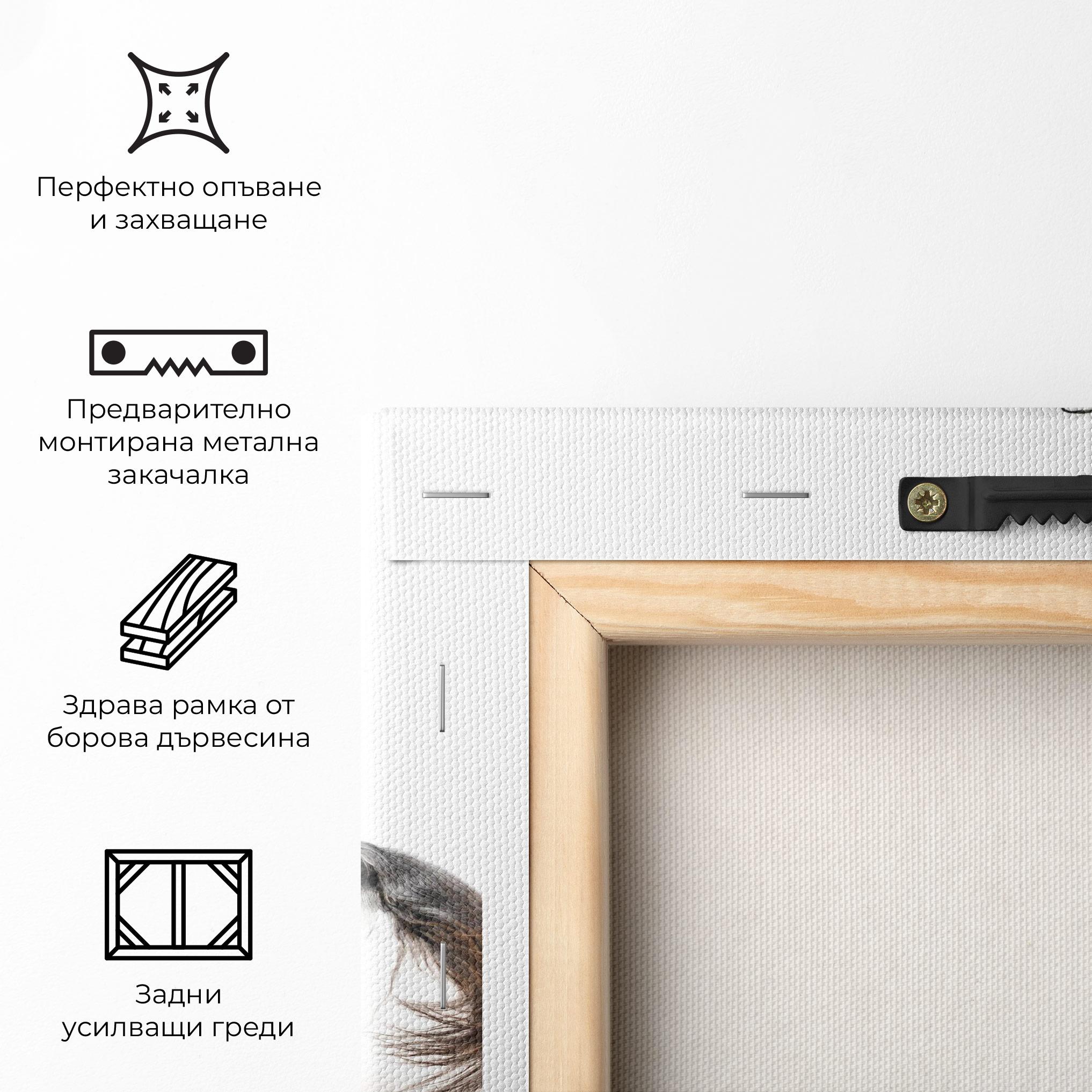 Картина на платно Appaloosa Horse Running mockup 5