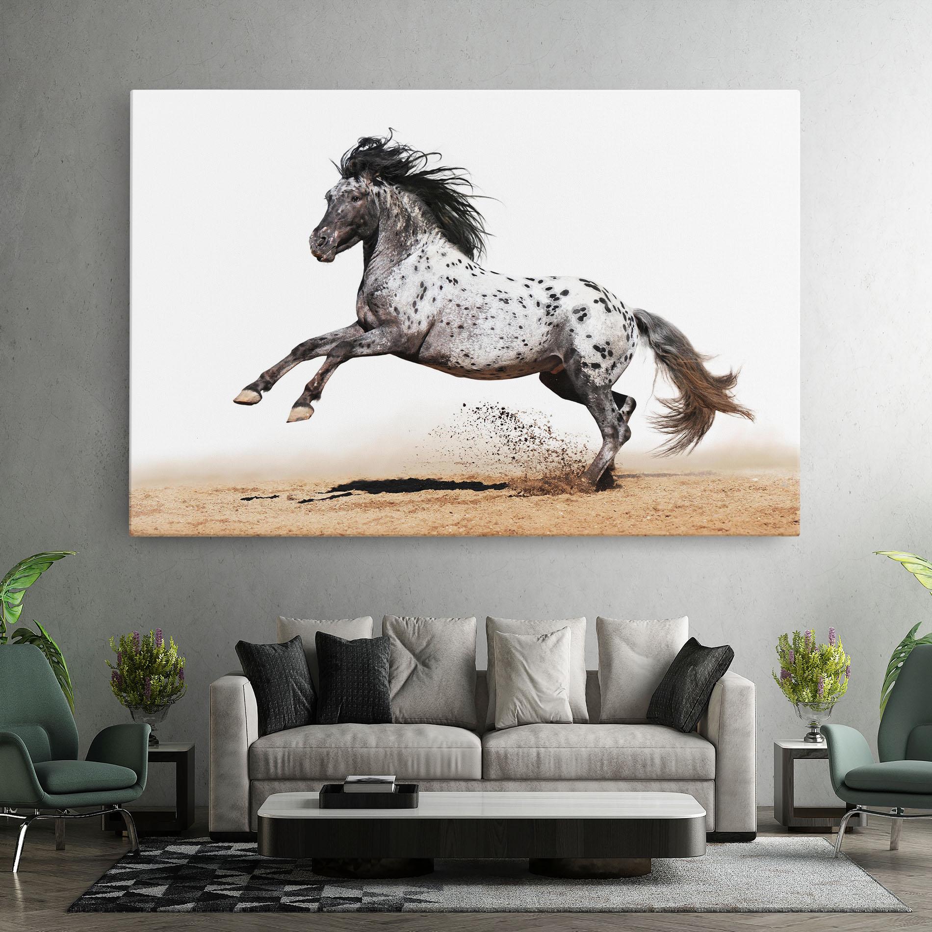 Картина на платно Appaloosa Horse Running mockup 7
