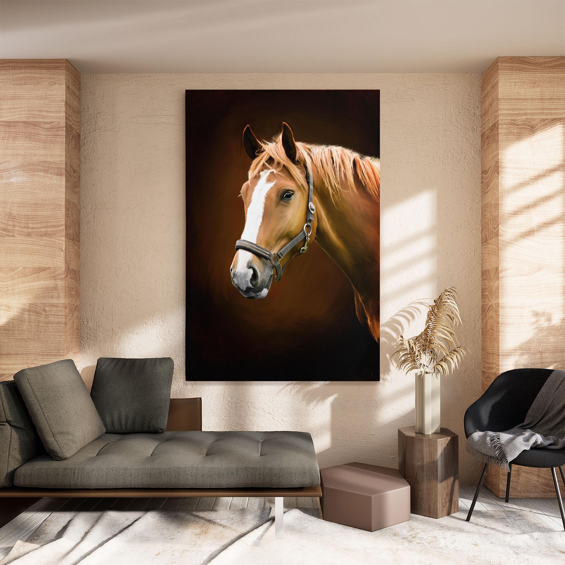 Картина на платно Digital Painted Horse mockup 8
