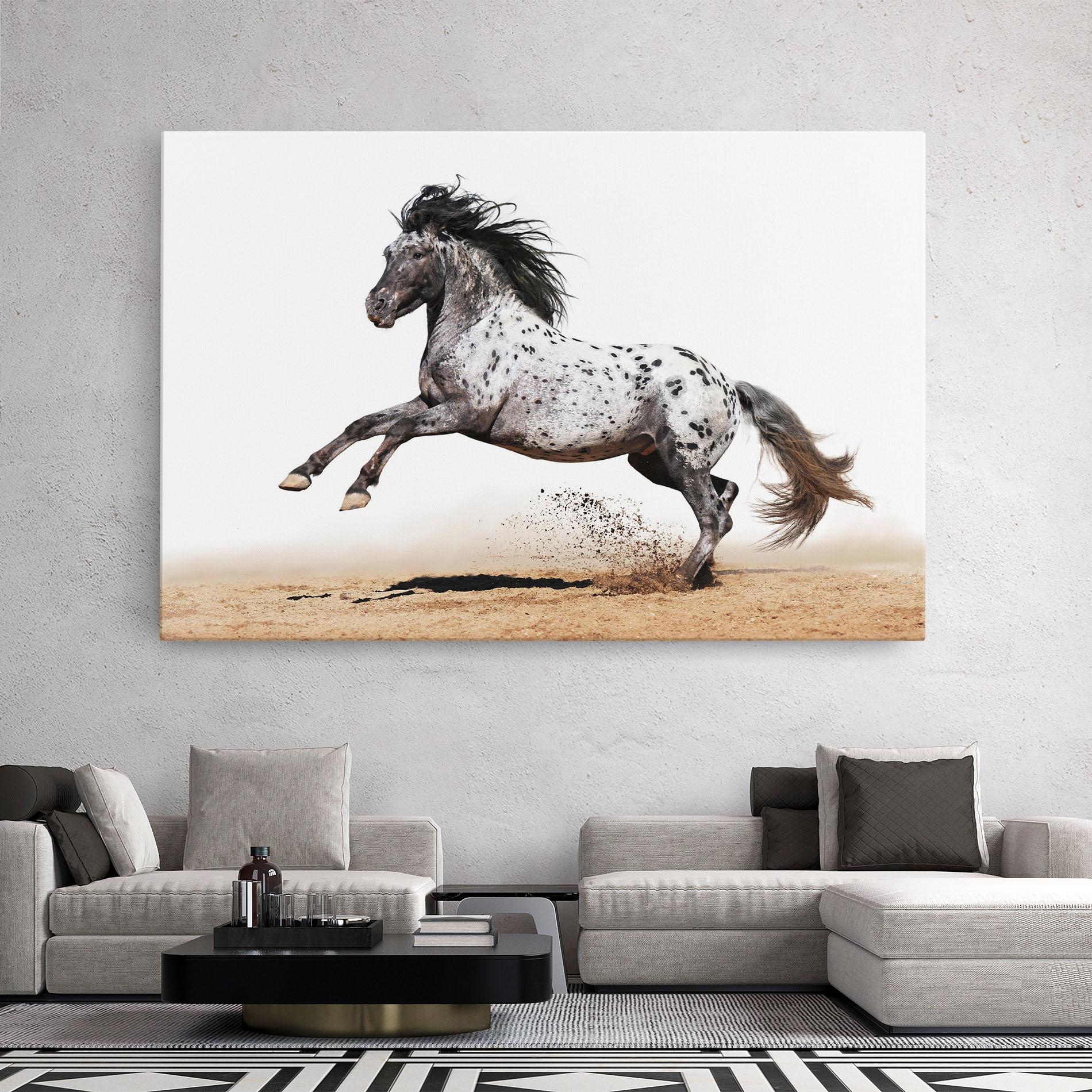 Картина на платно Appaloosa Horse Running mockup 2