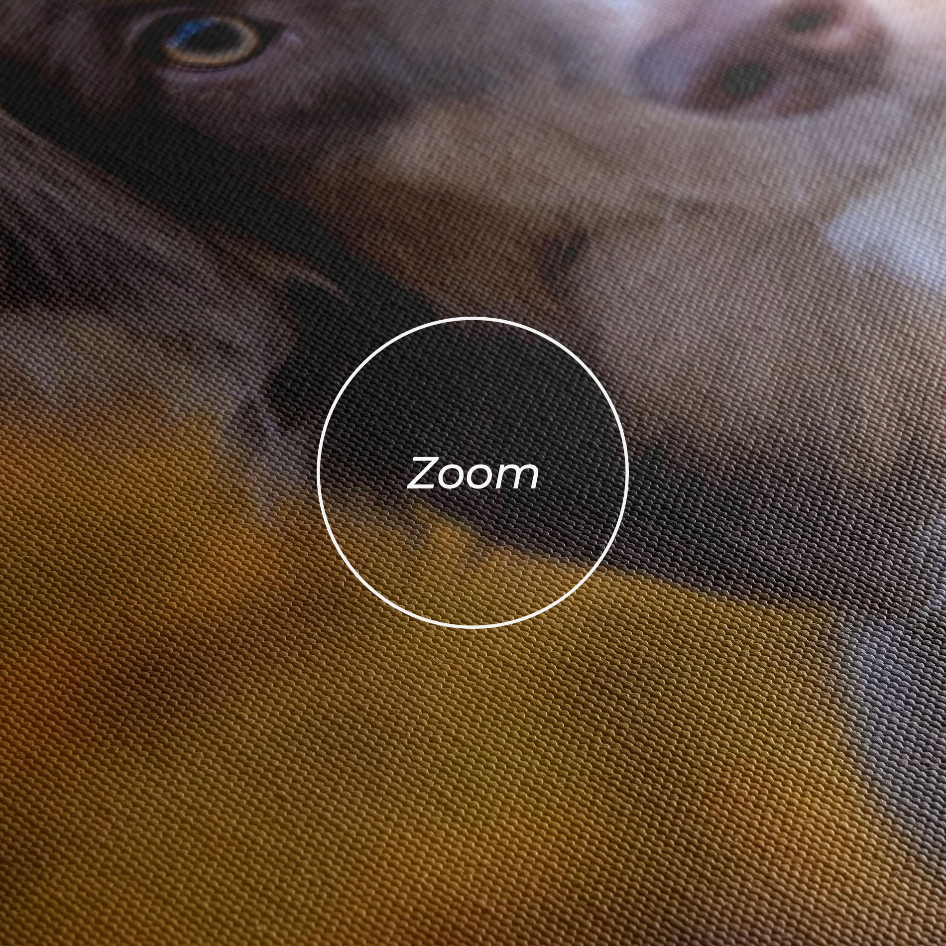 Картина на платно Coffee Brown Dog mockup 3